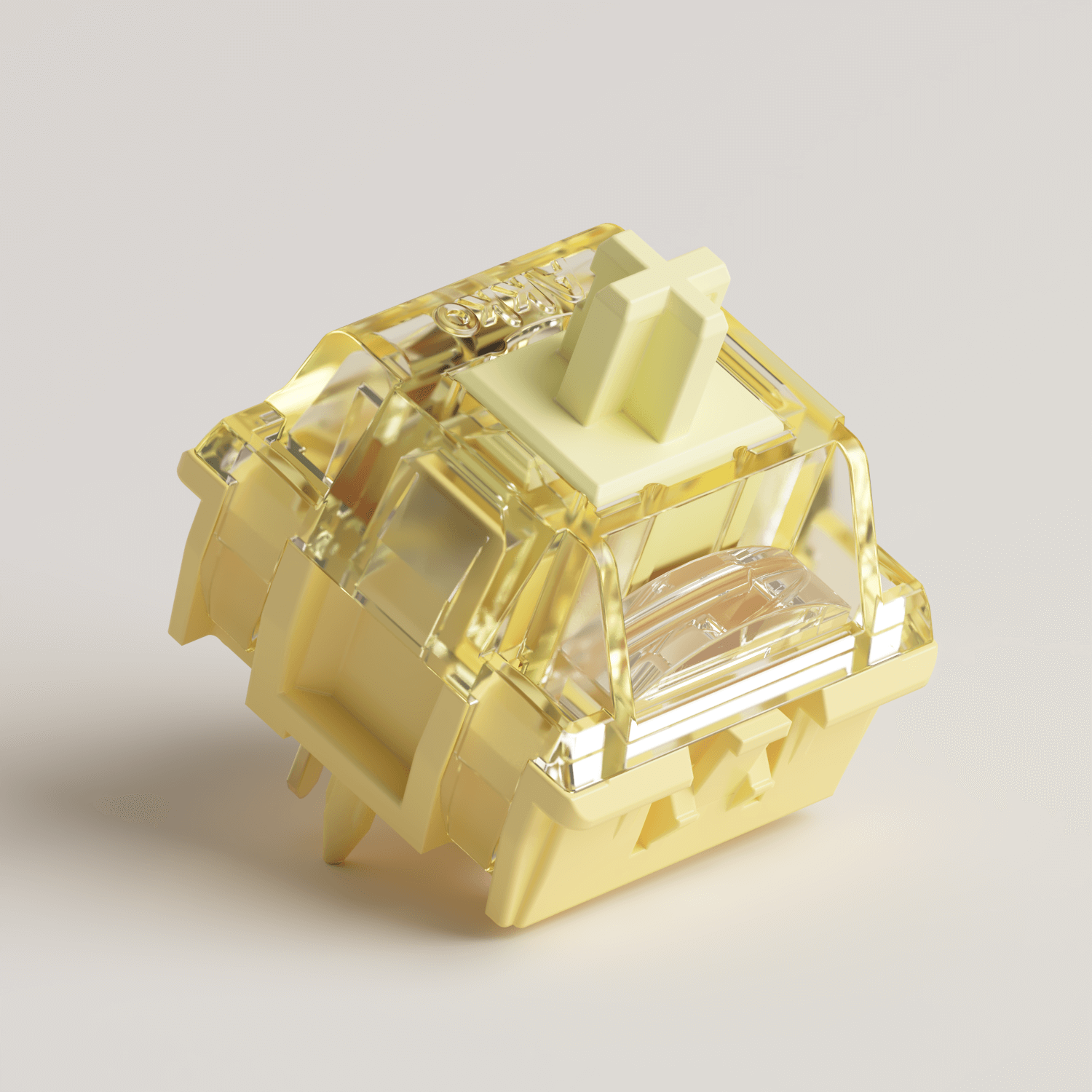 Akko V5 Creamy Yellow Pro Switch Side Details
