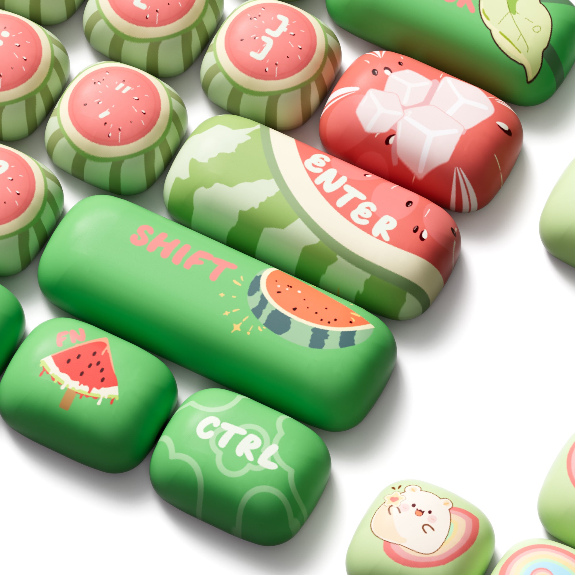Akko Watermelon Keycap Set (138-key)