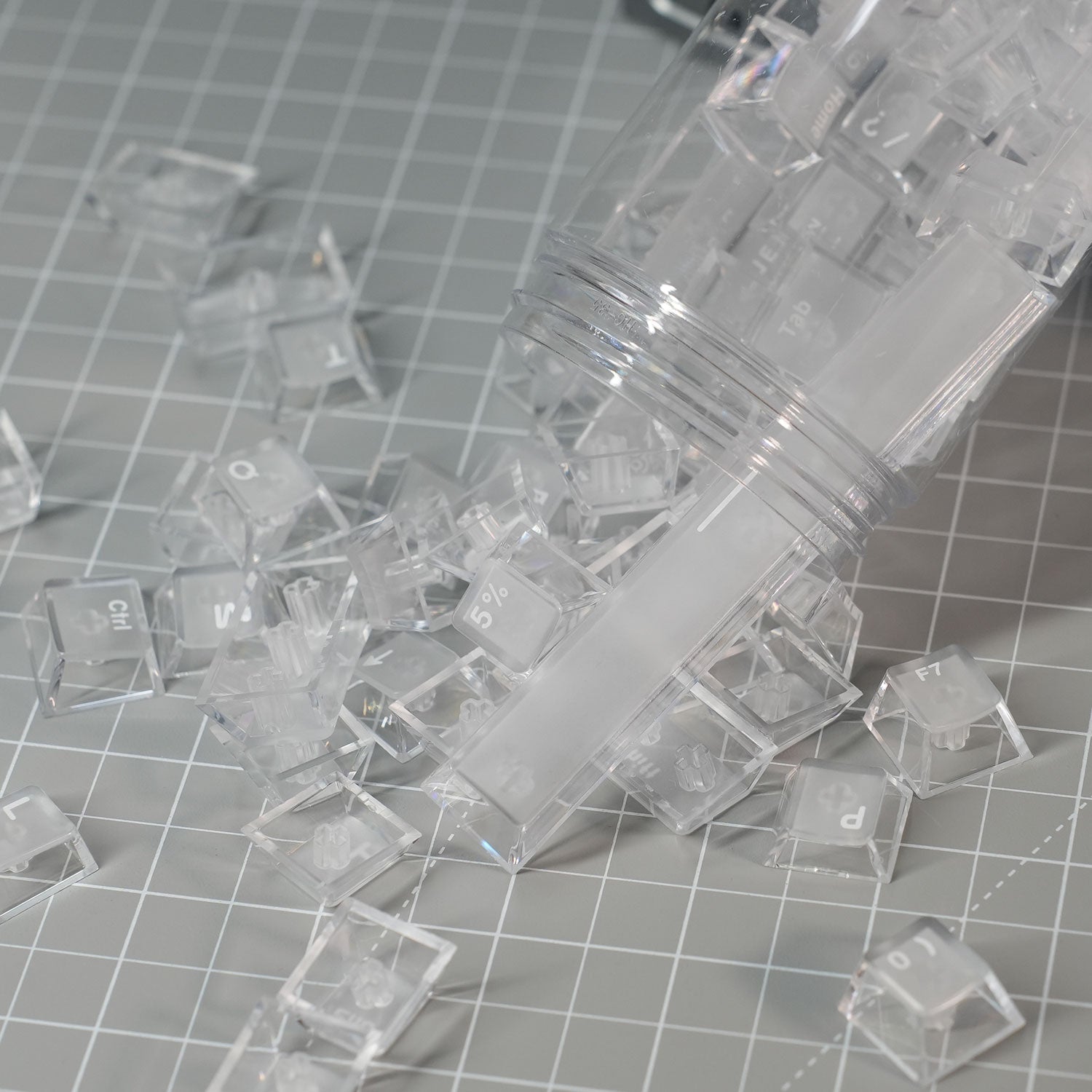 Akko PC Transparent Keycap Set (82-Key)