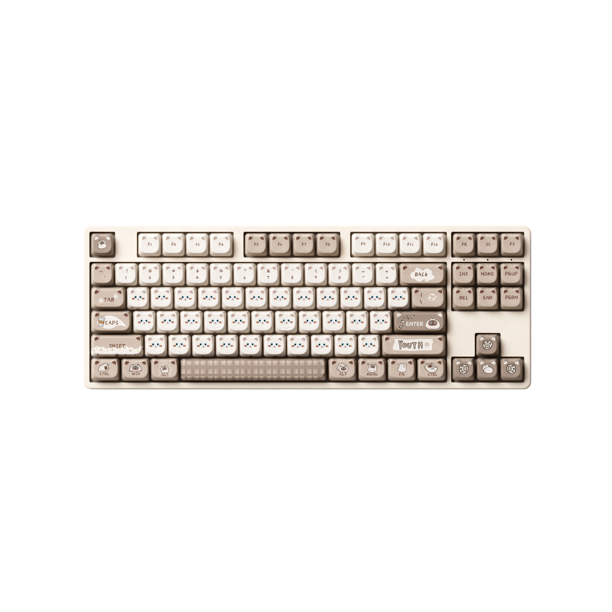 Akko Siamese Cat Keycap Set (142-key)