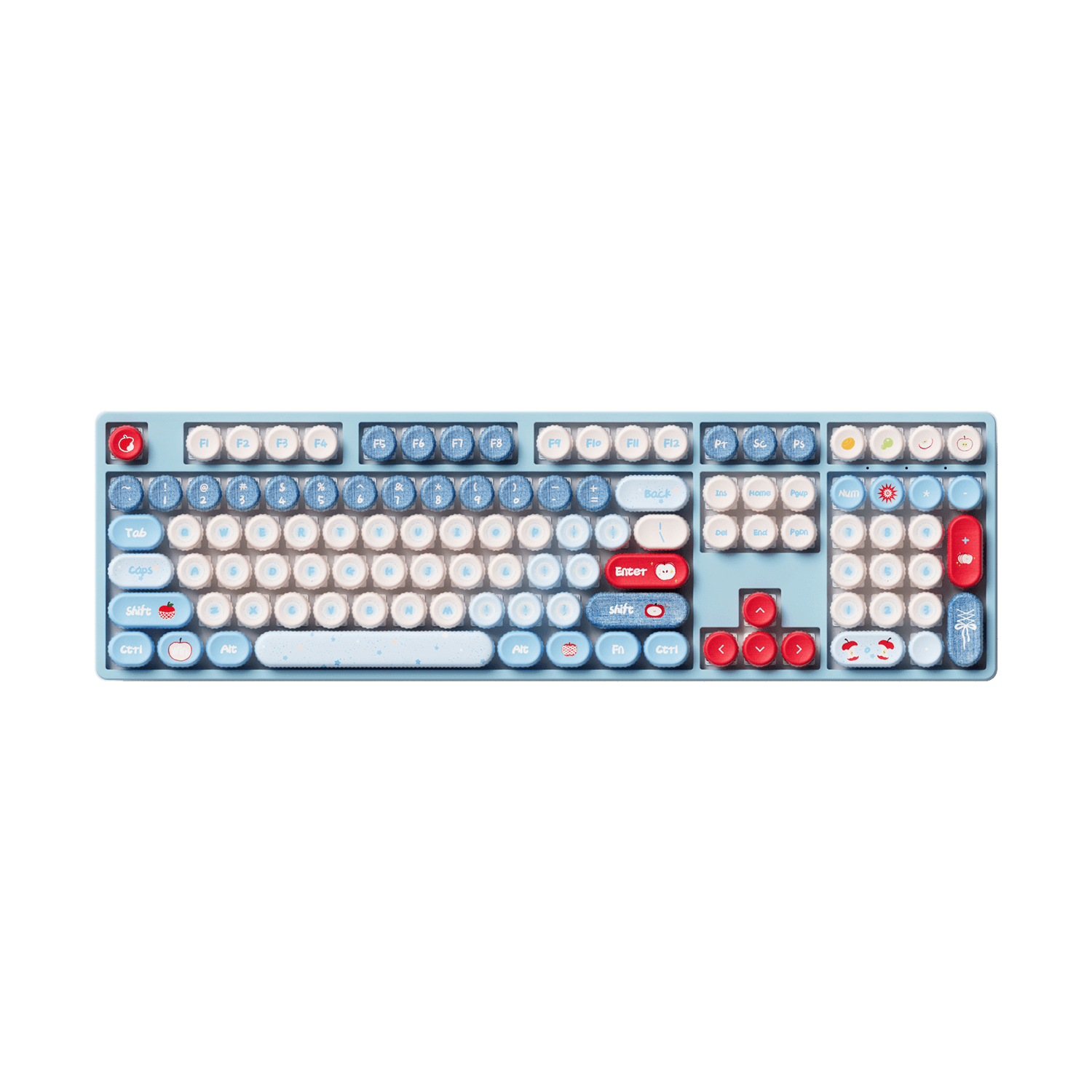 Akko Apple Wave BottleCap Keycaps Set (131-key)