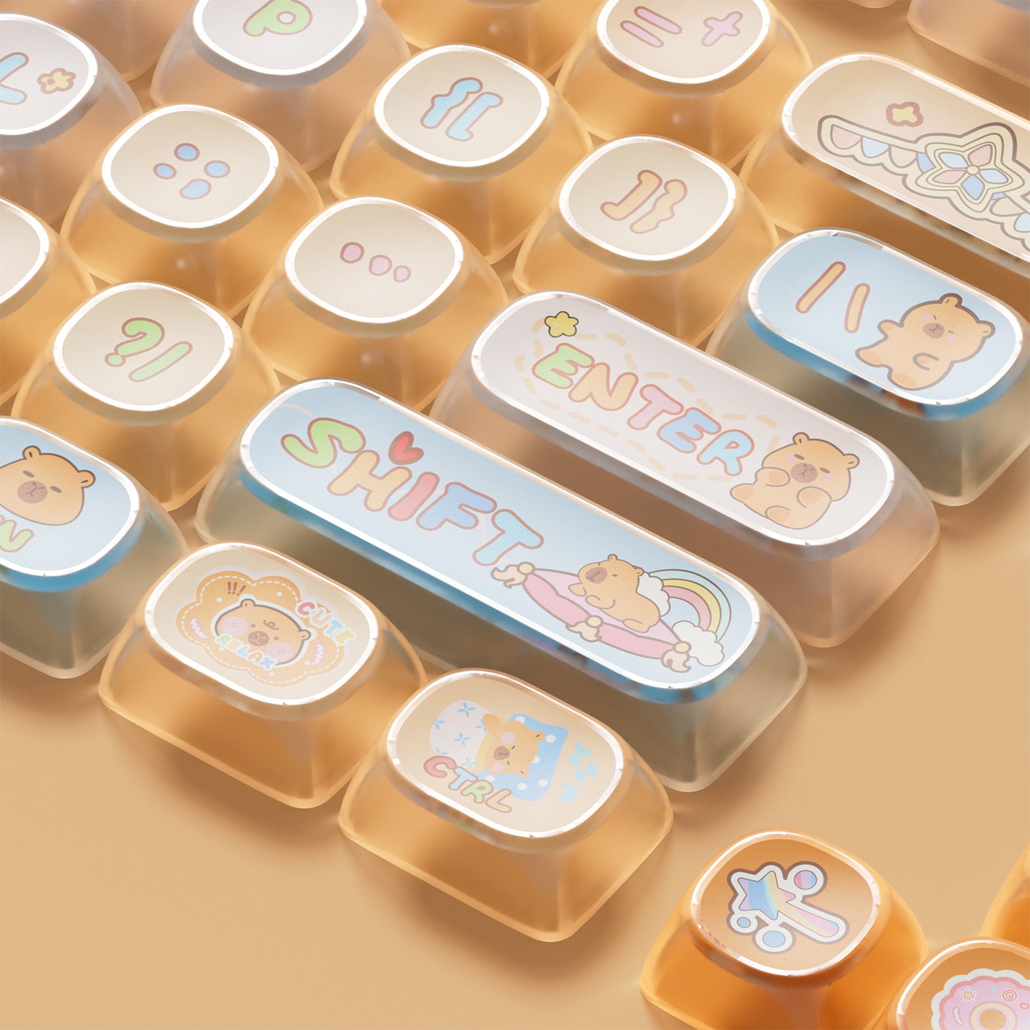 Akko Capybara Keycap Set (142-key)