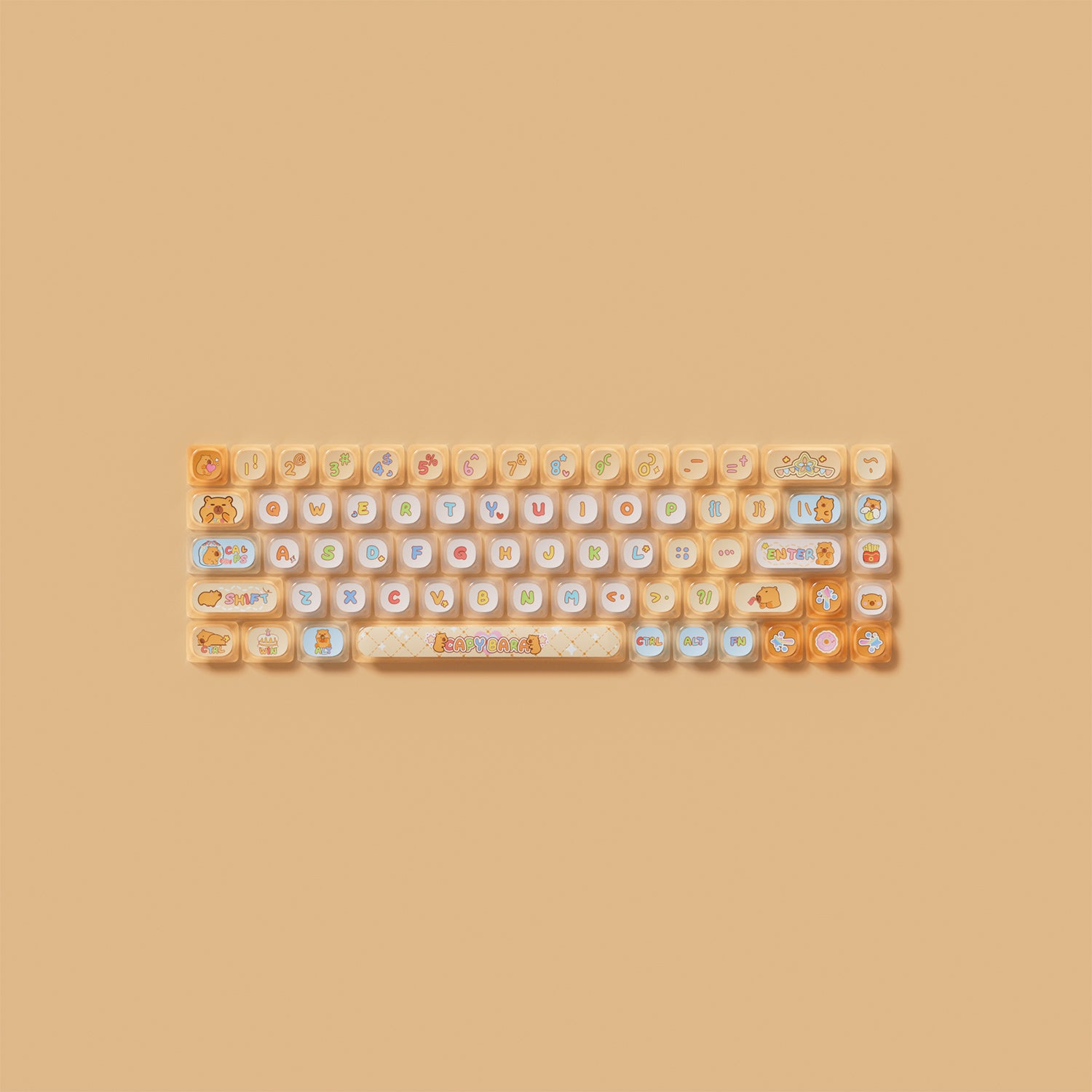 Akko Capybara Keycap Set (142-key)