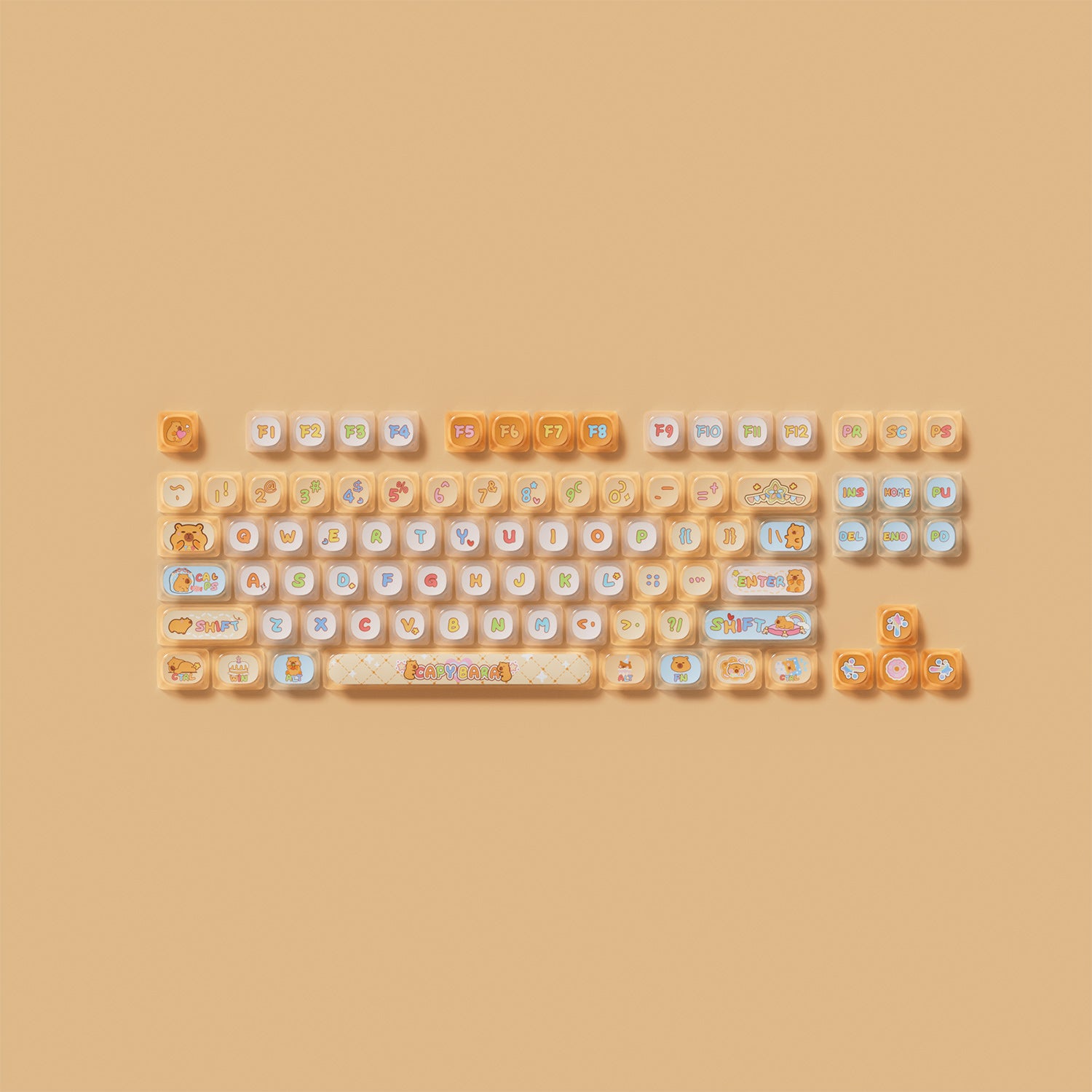 Akko Capybara Keycap Set (142-key)