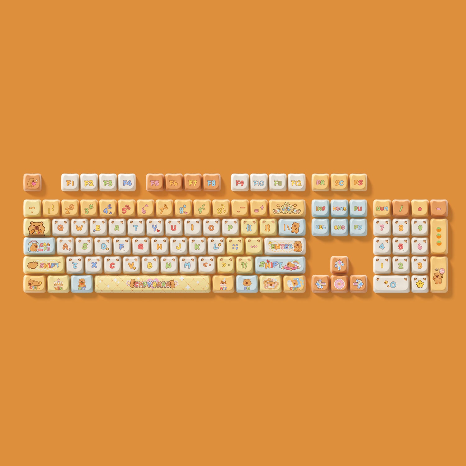 Akko Capybara Keycap Set (142-key)