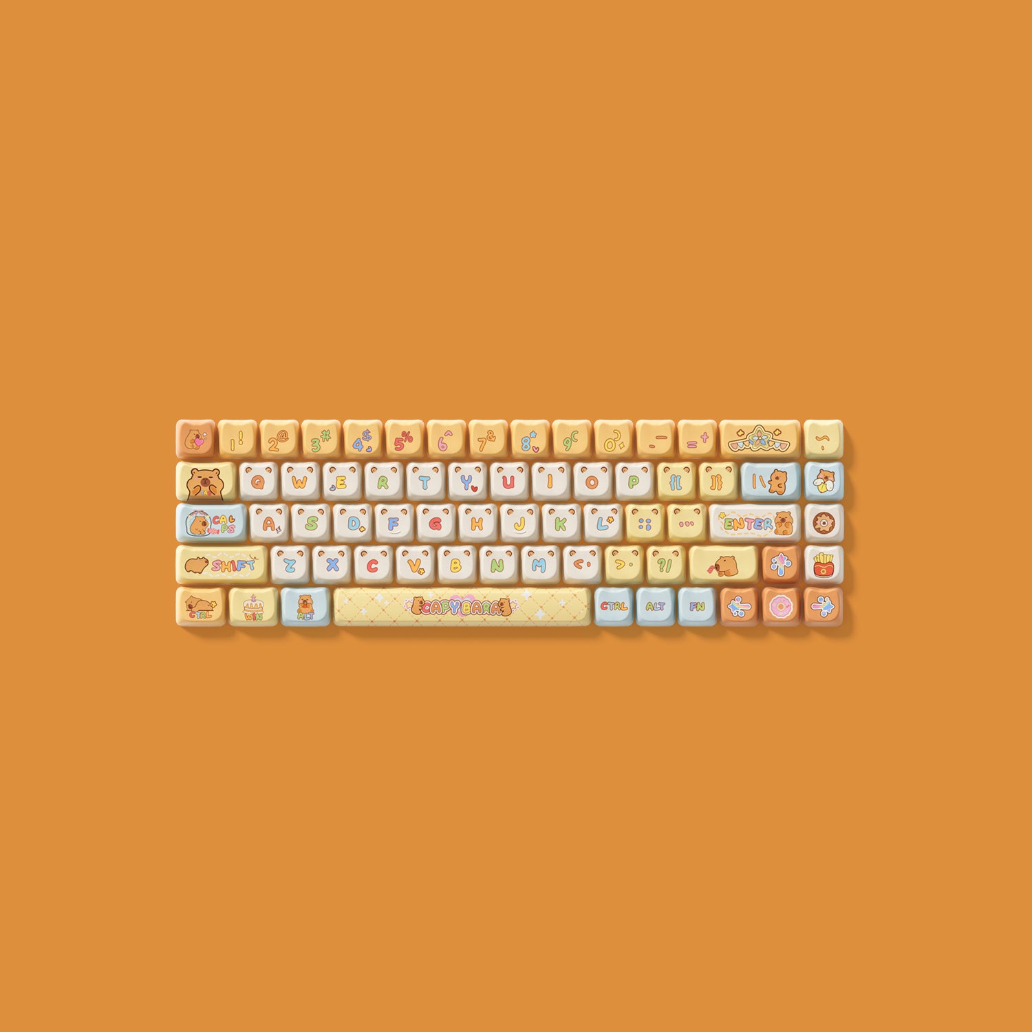 Akko Capybara Keycap Set (142-key)