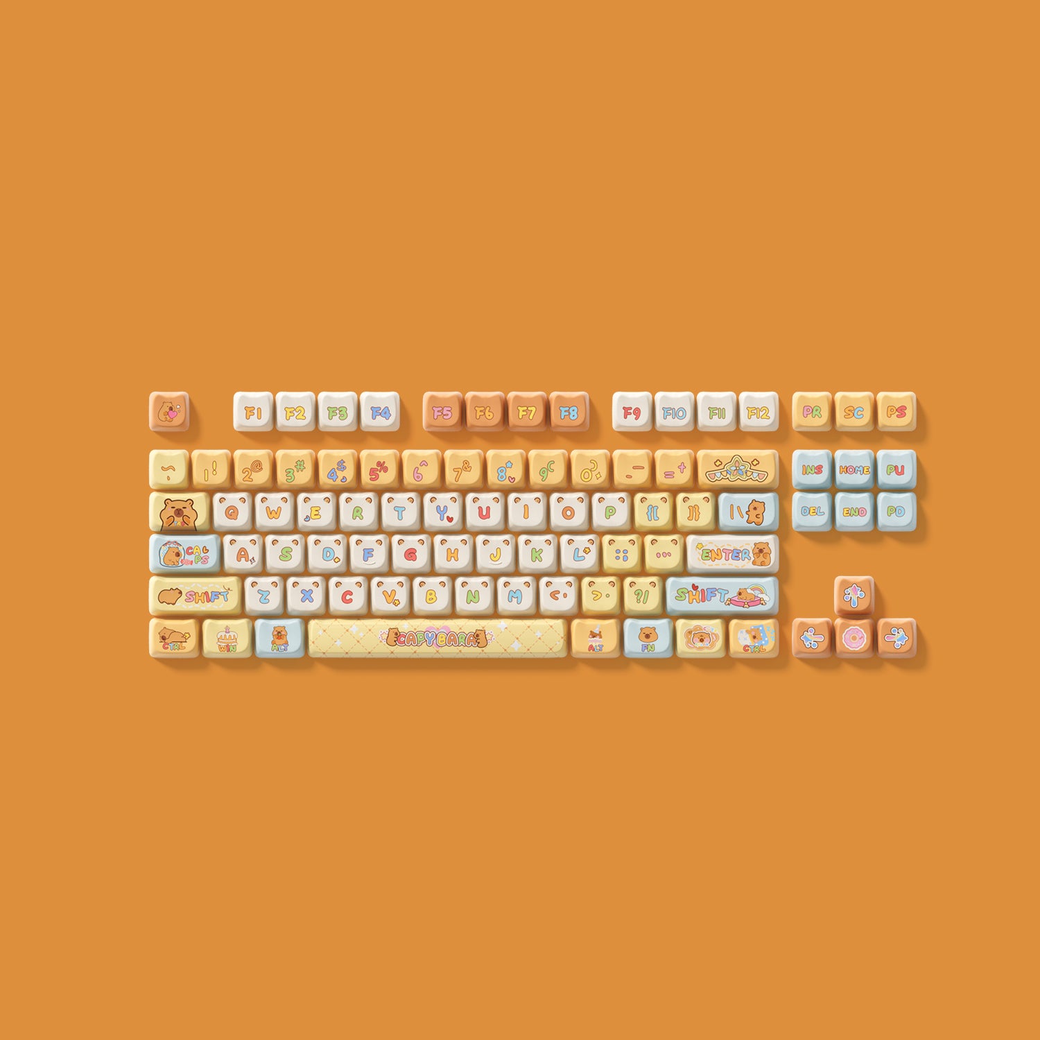 Akko Capybara Keycap Set (142-key)