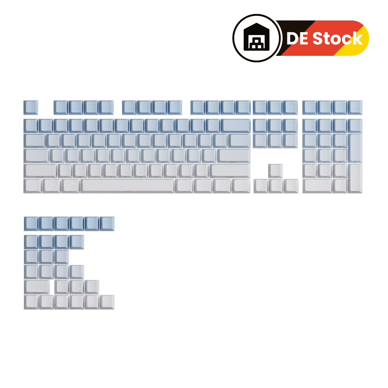 Akko Blue Gradient Keycap Set (135-Key)