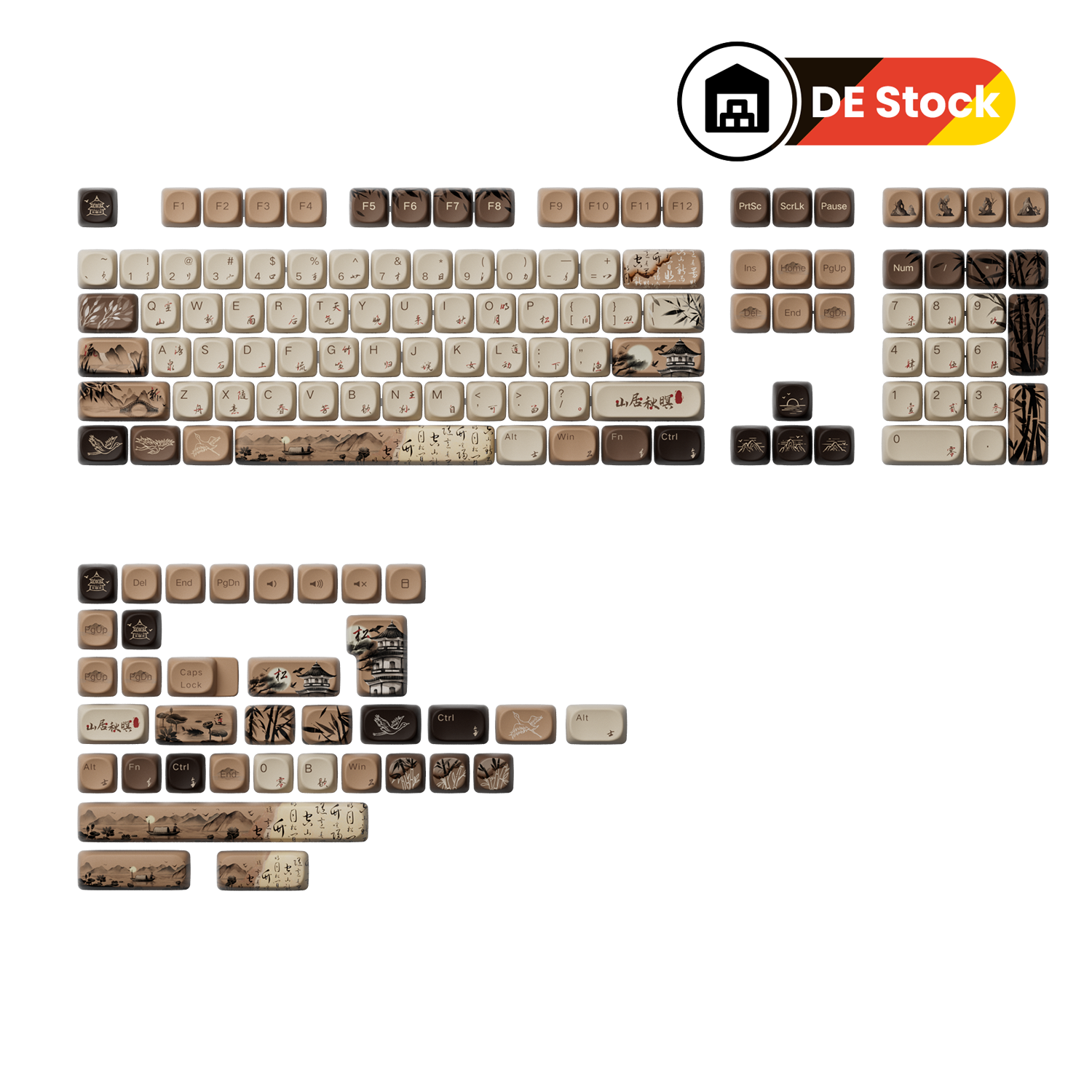 Akko Mountain Seclusion Keycap Set (140-key)
