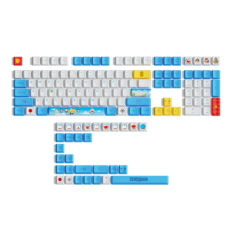 Akko Doraemon Keycap Set(138-key)