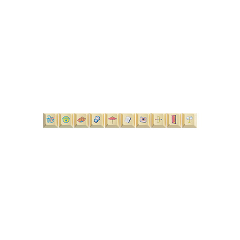 Akko Doraemon Macaron Keycap Set(136-key)