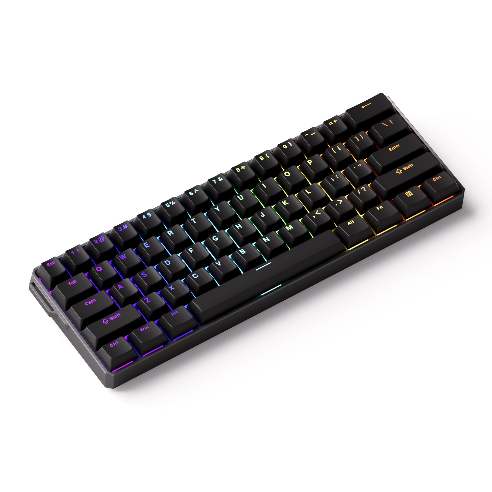 FUN60 Ultra Black TMR/HE Magentic Keyboard Side