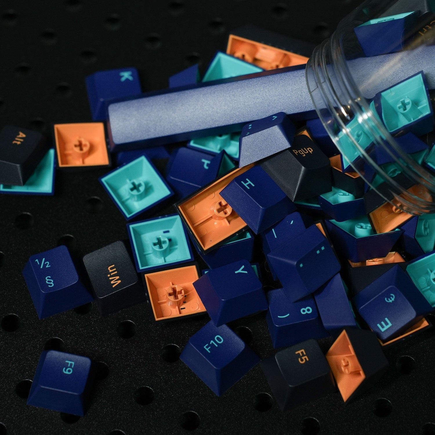 Horizon ISO Nordic Keycap Set Front Back Side Details