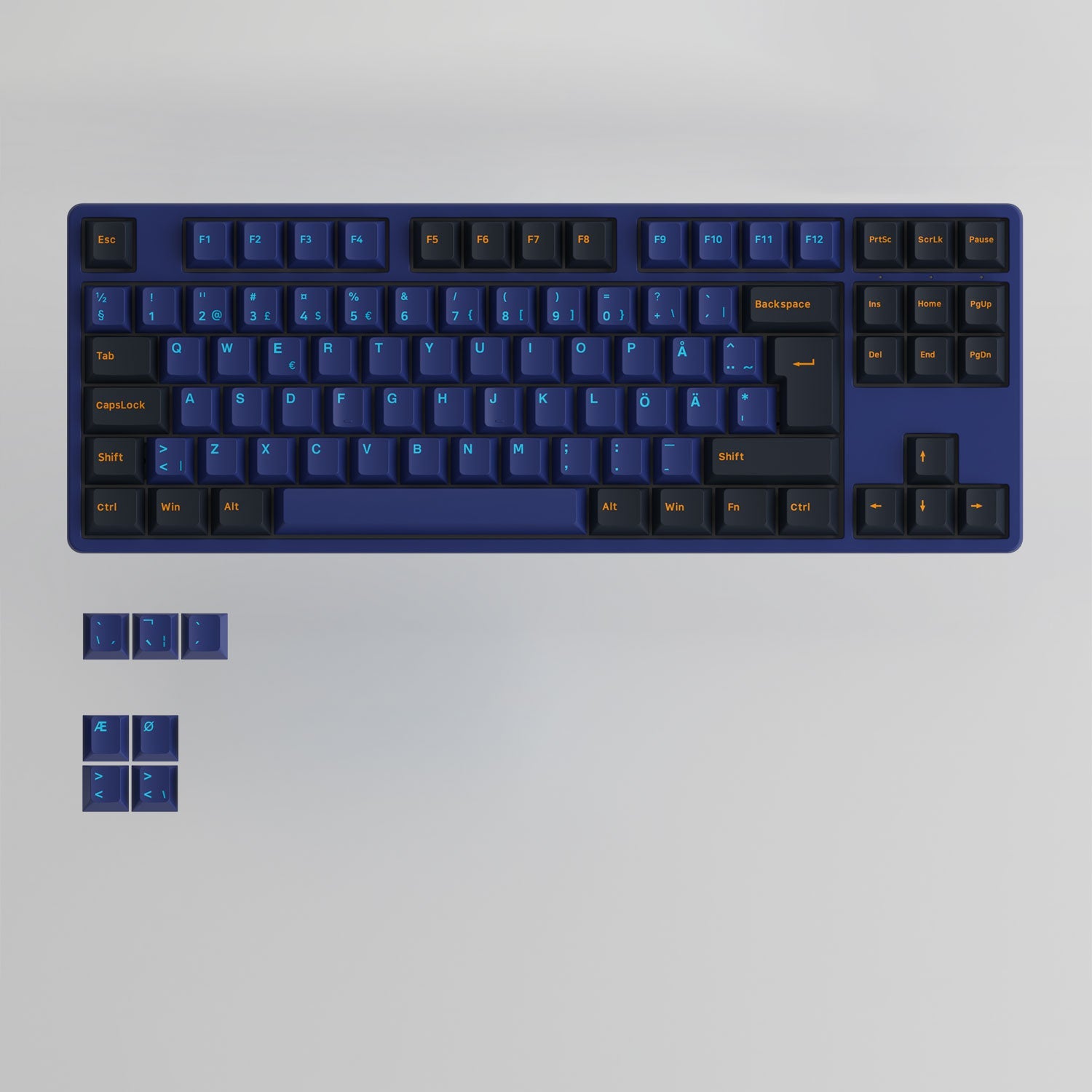 Horizon ISO Nordic Keycap Set (95-key) Install on the Keyboard