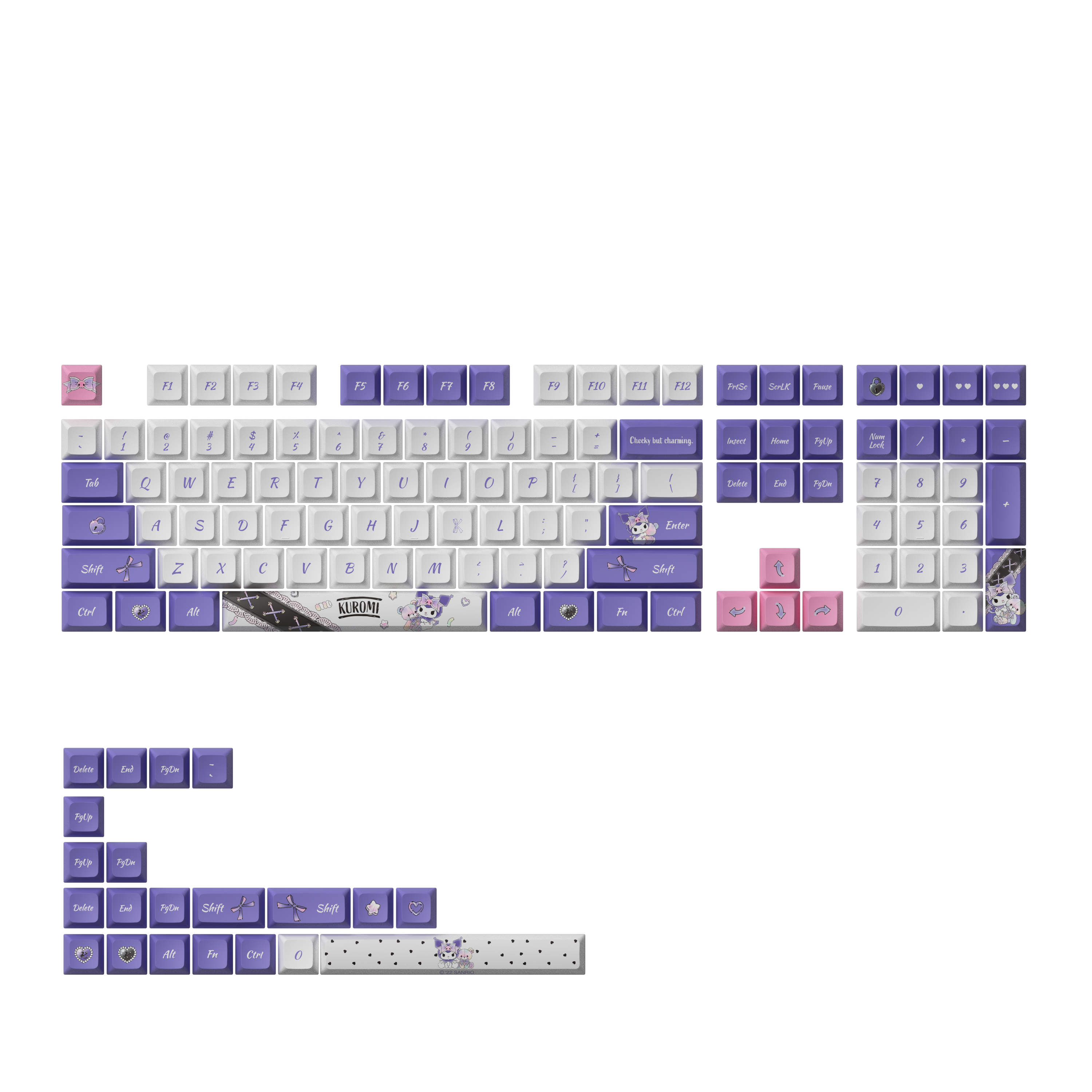 Akko Kuromi Keycap Set