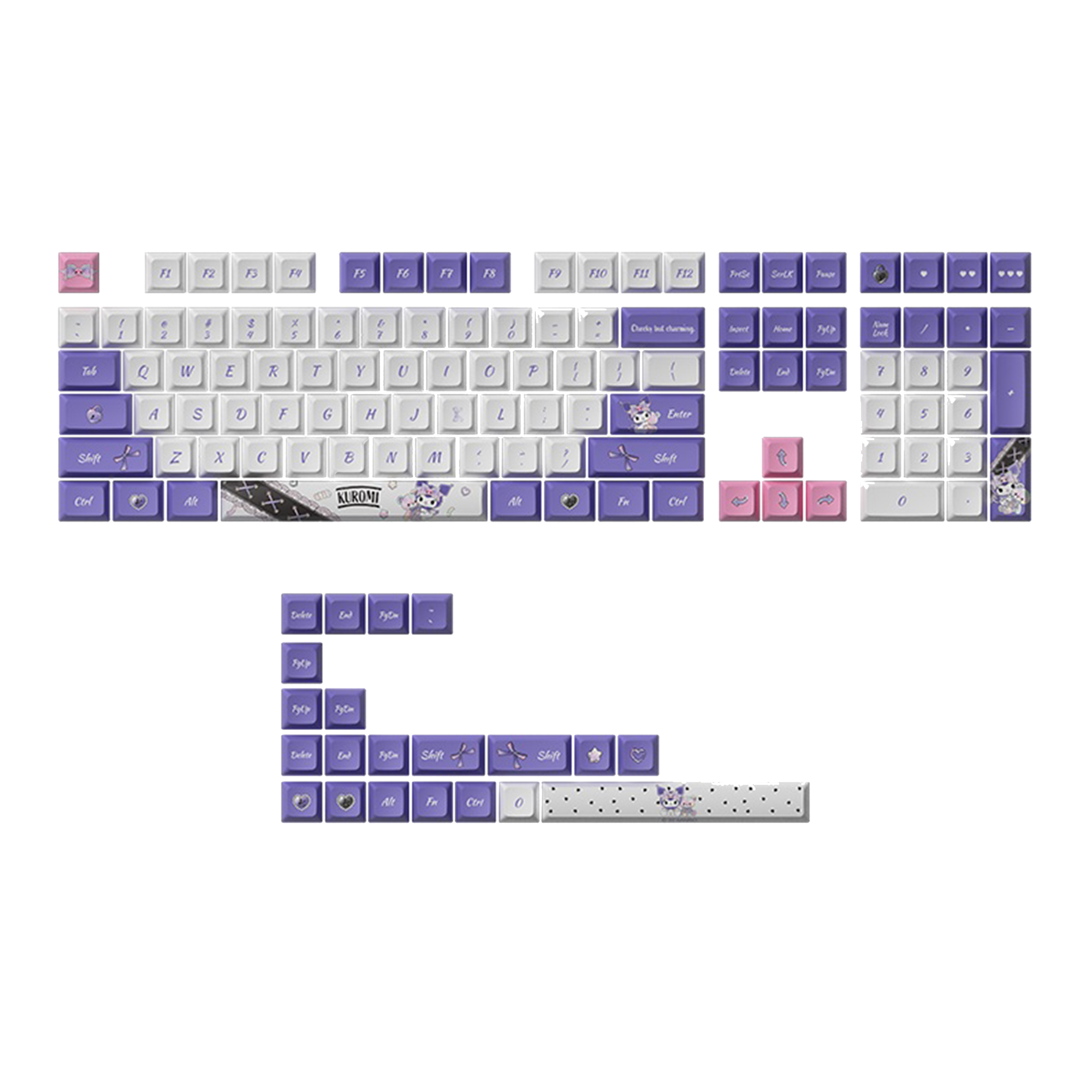 Akko Kuromi Keycap Set