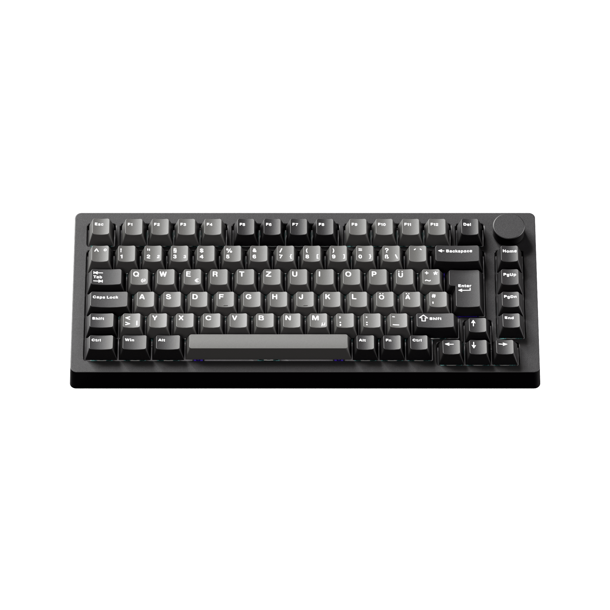 Monsgeek M1 V5 ISO-DE Black Silver