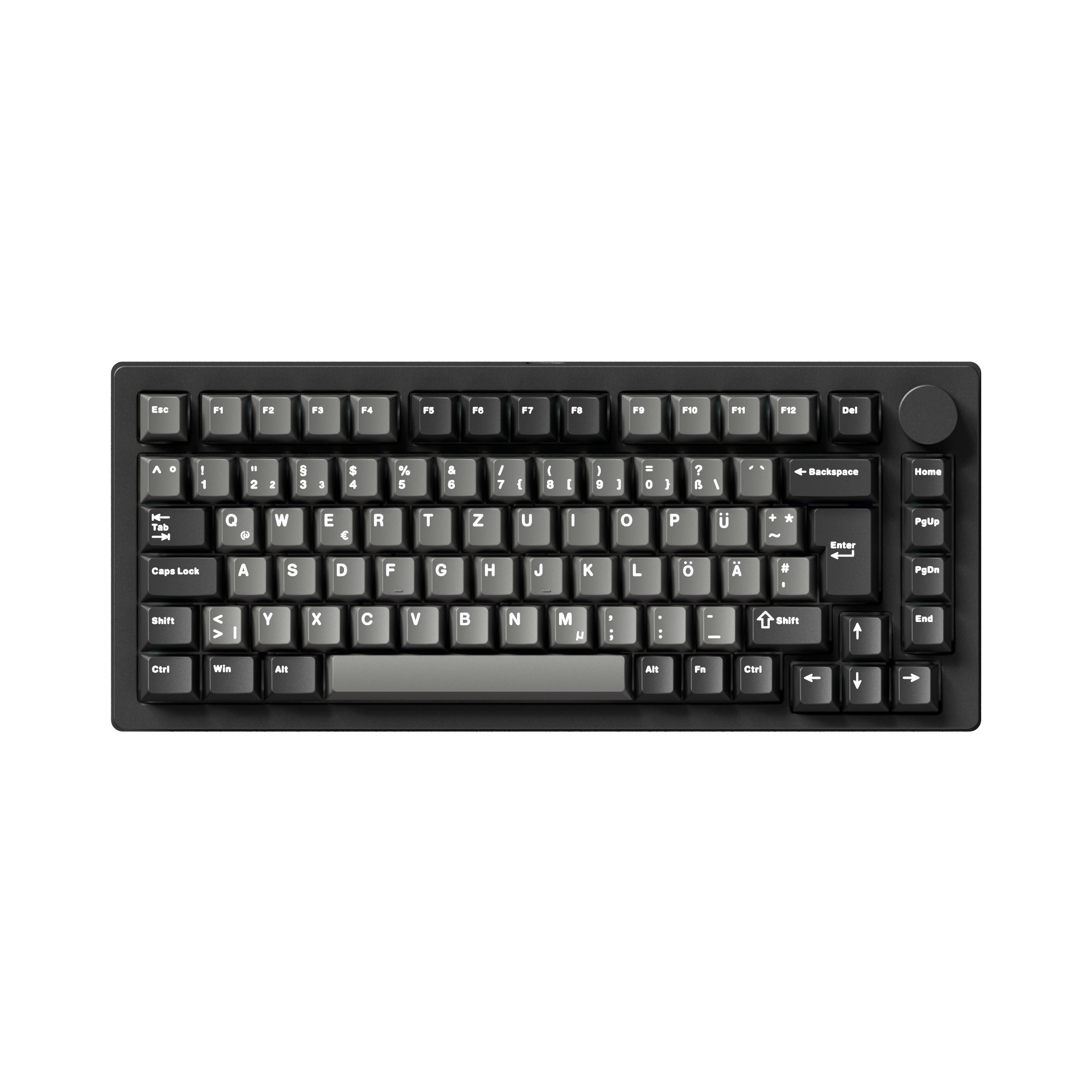 Monsgeek M1 V5 ISO-DE Black Silver