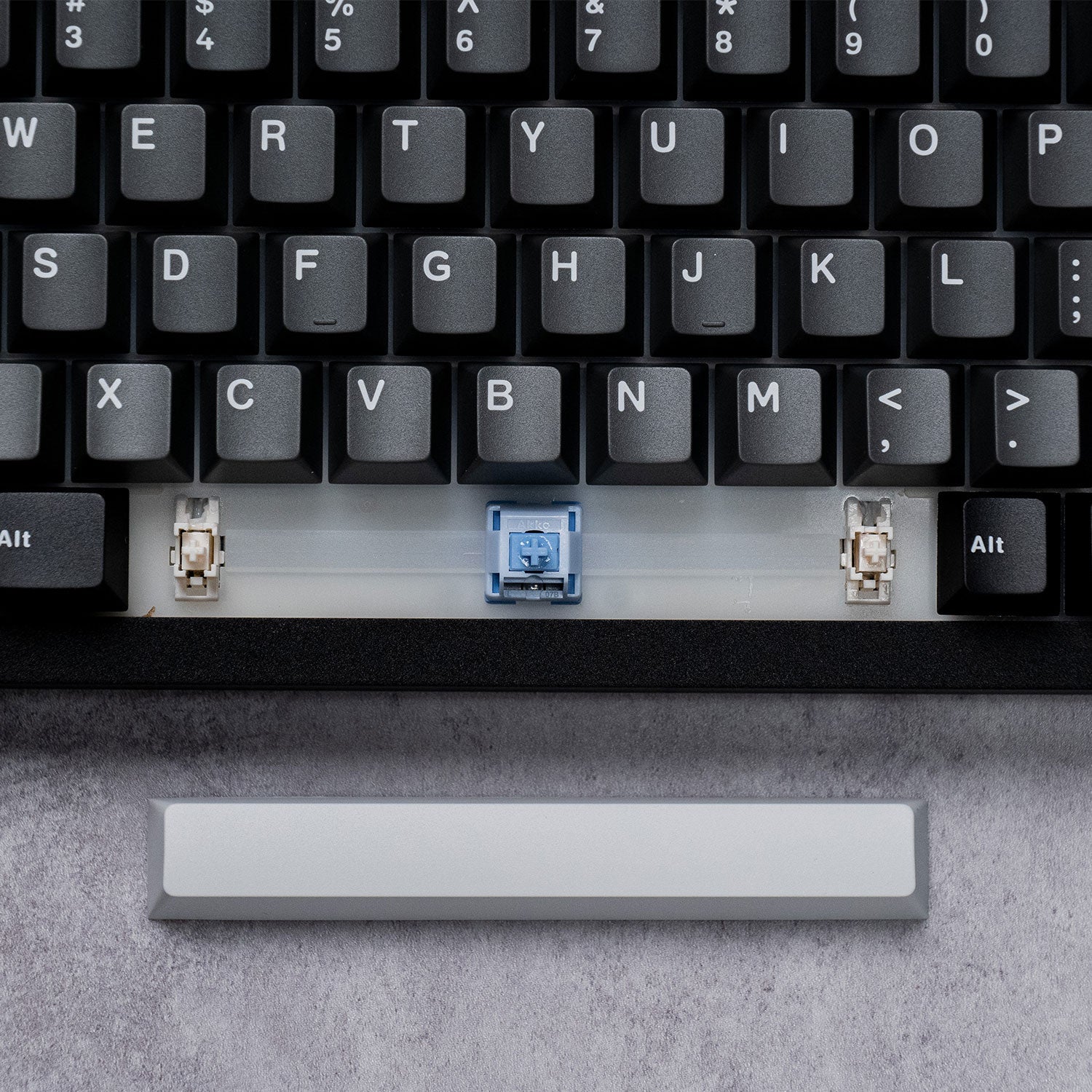 MonsGeek M1 V5- Black on White- Black & Silver