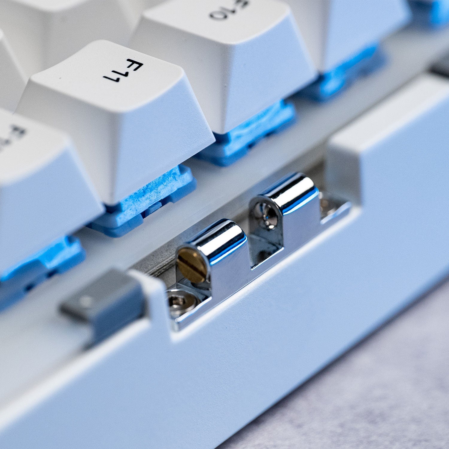 MonsGeek M1 V5- Black on White- Black & Silver