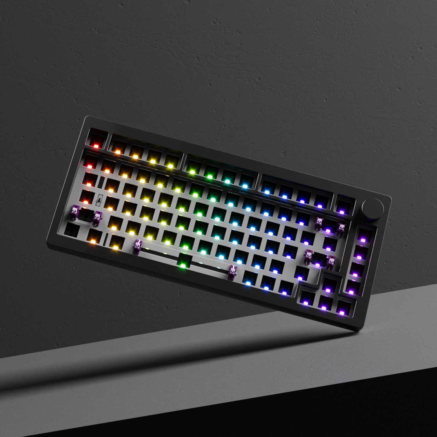 monsgeek m1 v3 diy 75% keyboard kit rgb backlit