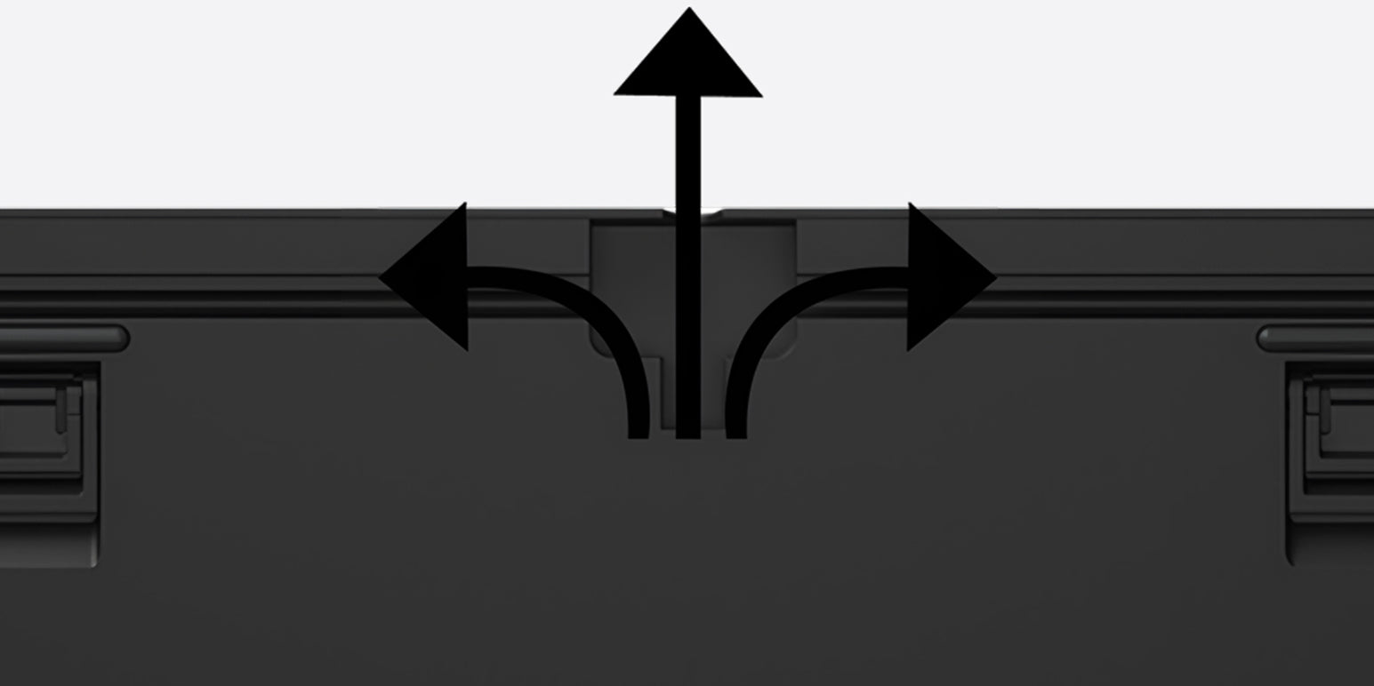 effective cable routing of monsgeek MG75S HE magnetic switch keyboard