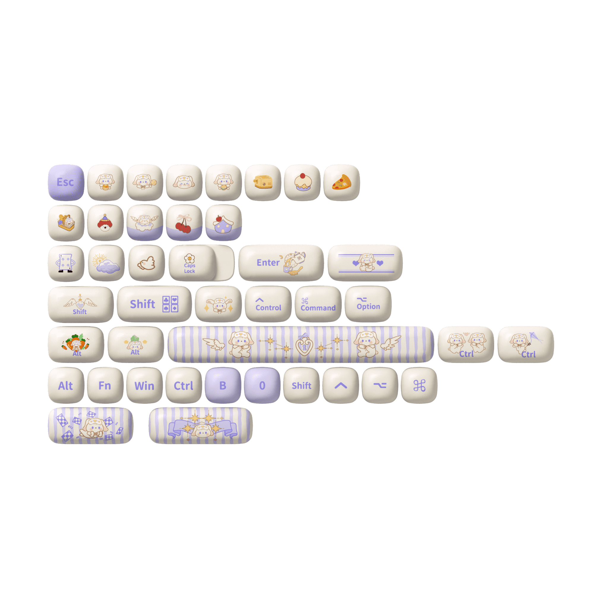 Akko Magic Lop Bunny Keycap Set (146-key)