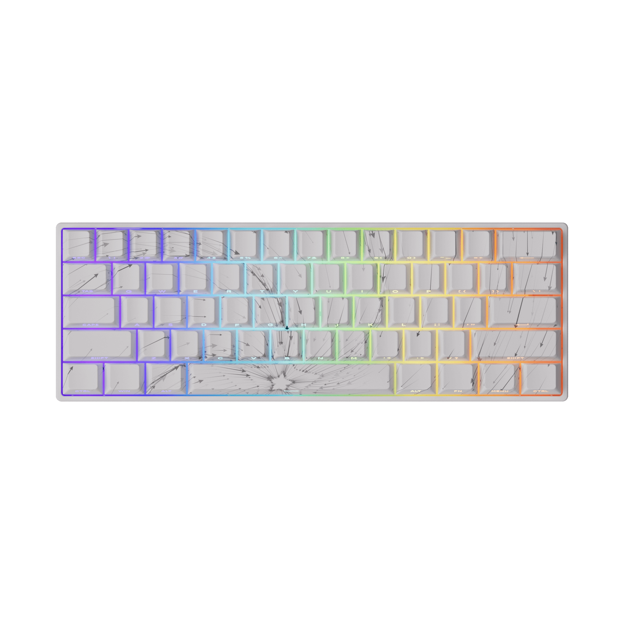 FUN60 TMR/HE Magnetic Keyboard