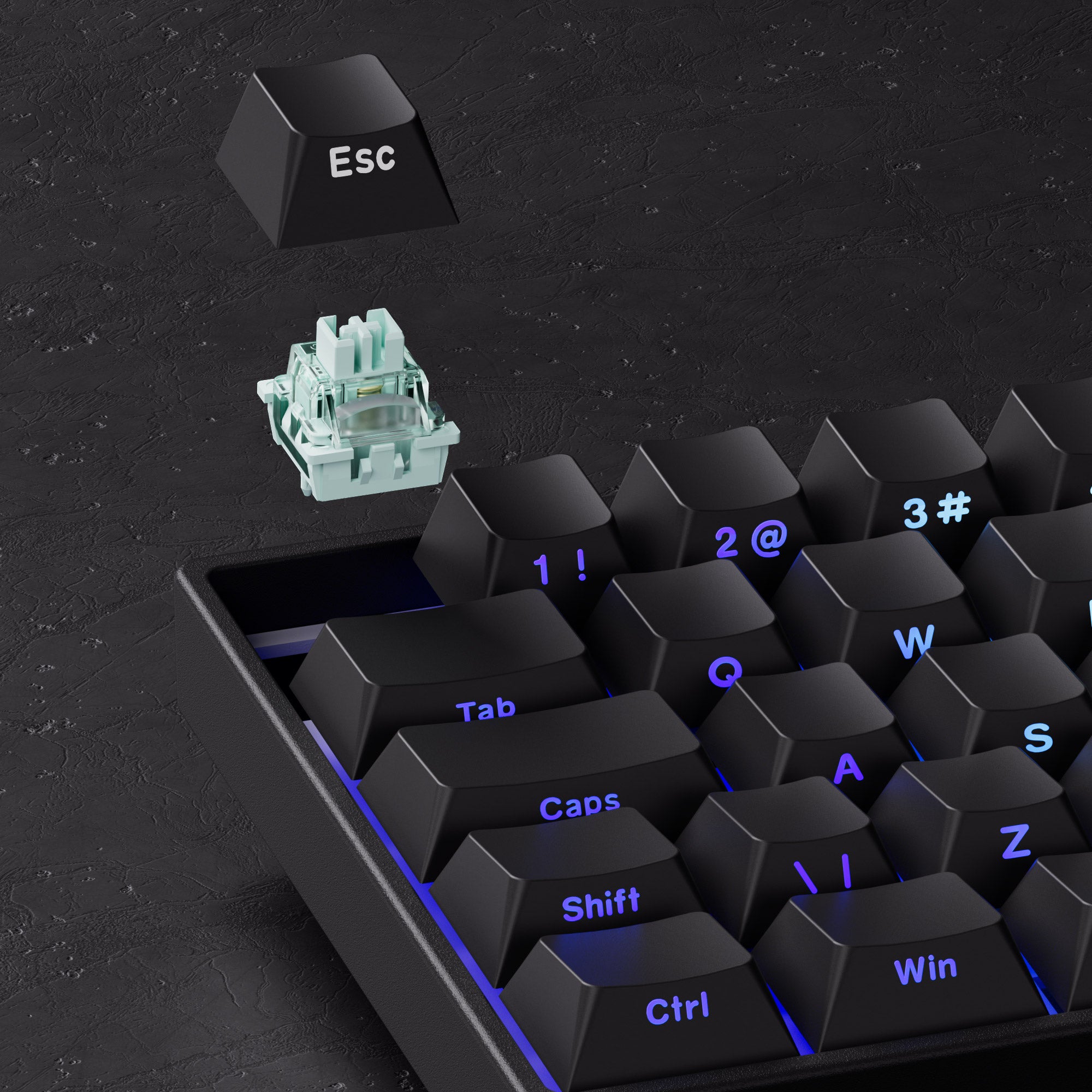 MonsGeek FUN60 PRO ISO HE Magnetic Hot Swappable Switches