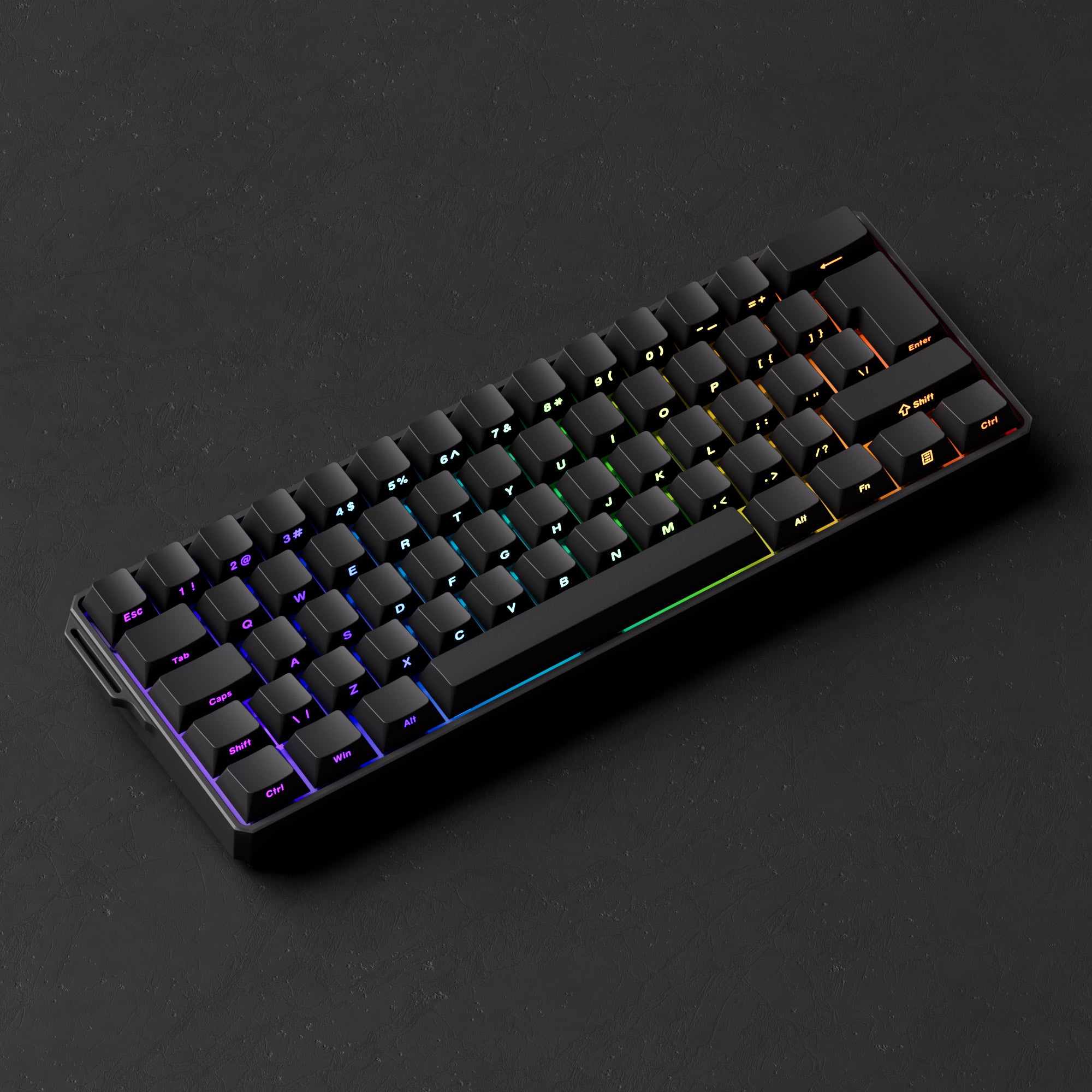 FUN60 Ultra ISO HE Magnetic Keyboard Left Side