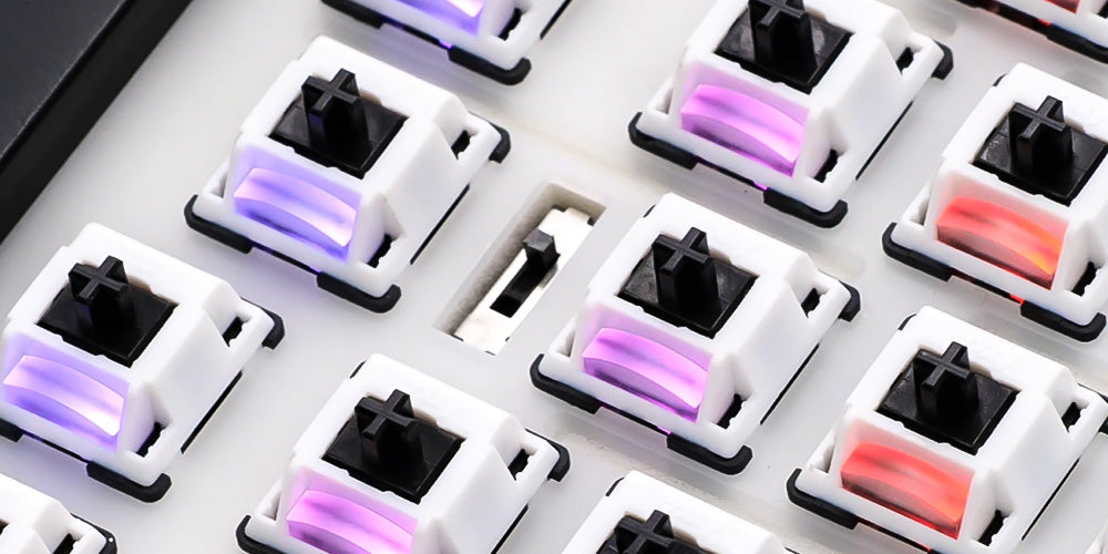 Black MonsGeek M1 V5 SP Mechanical Keyboard system switcher