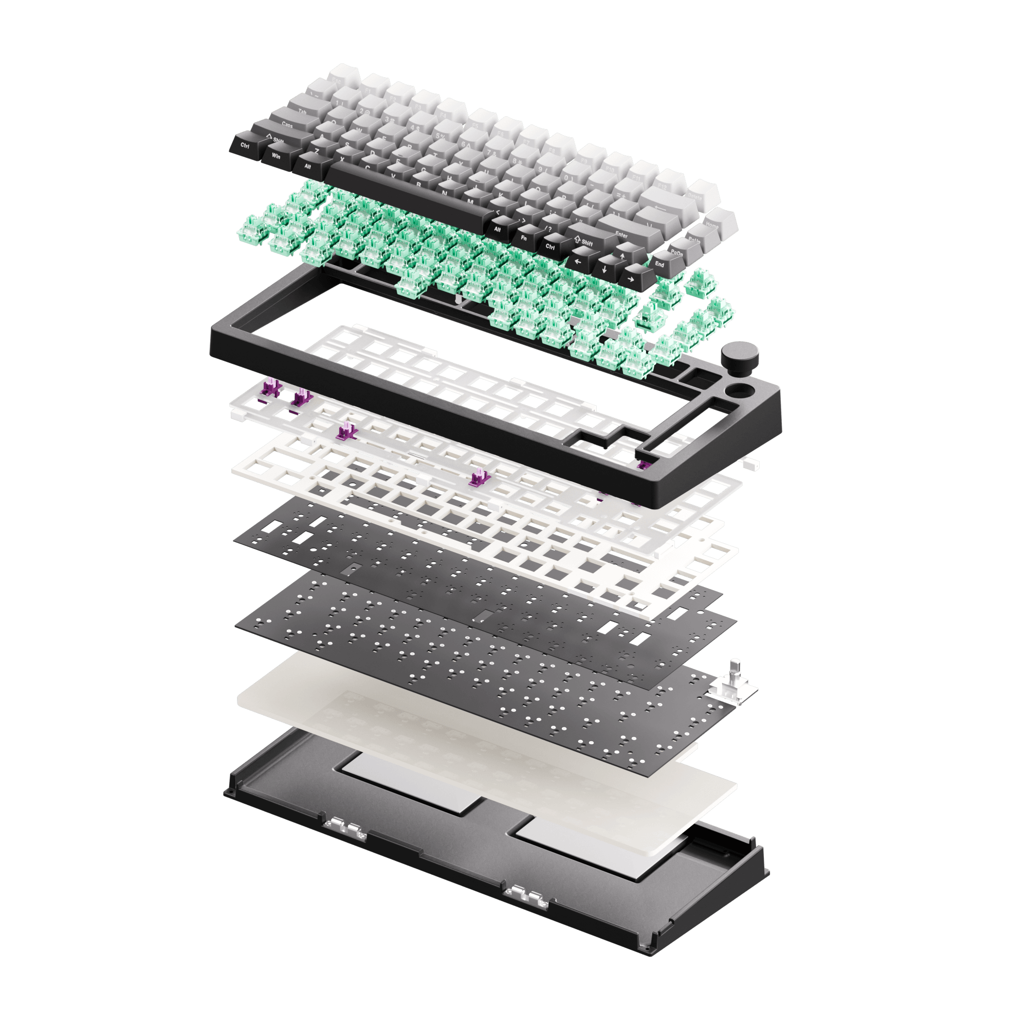 MonsGeek M1 V5 TMR Magnetic Keyboard Structure