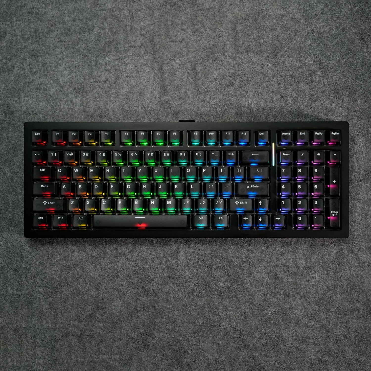 MonsGeek M2 V5 HE Black Transparent RGB