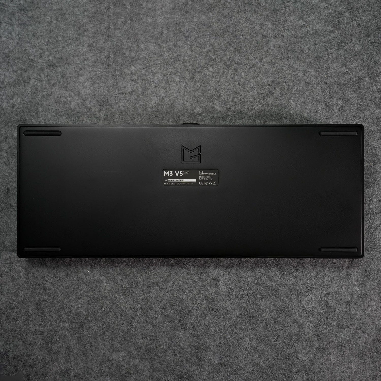 Monsgeek M3 V5 HE Magnetic Keyboard Back Details