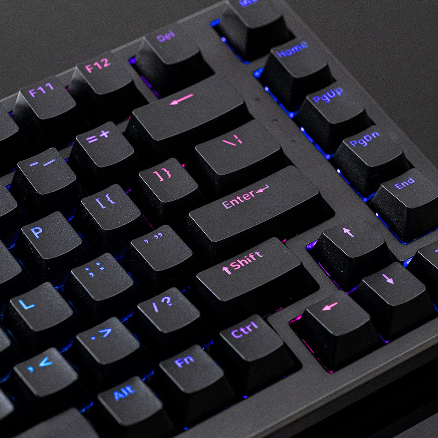 Double-shot keycaps of monsgeek MG75S HE magnetic switch keyboard