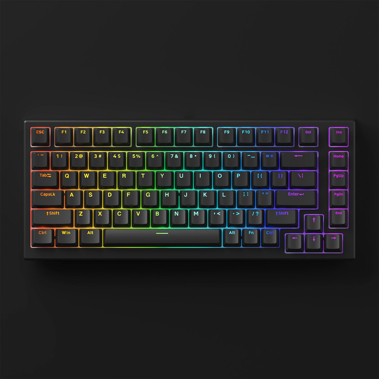 monsgeek MG75S HE magnetic switch keyboard rgb backlit