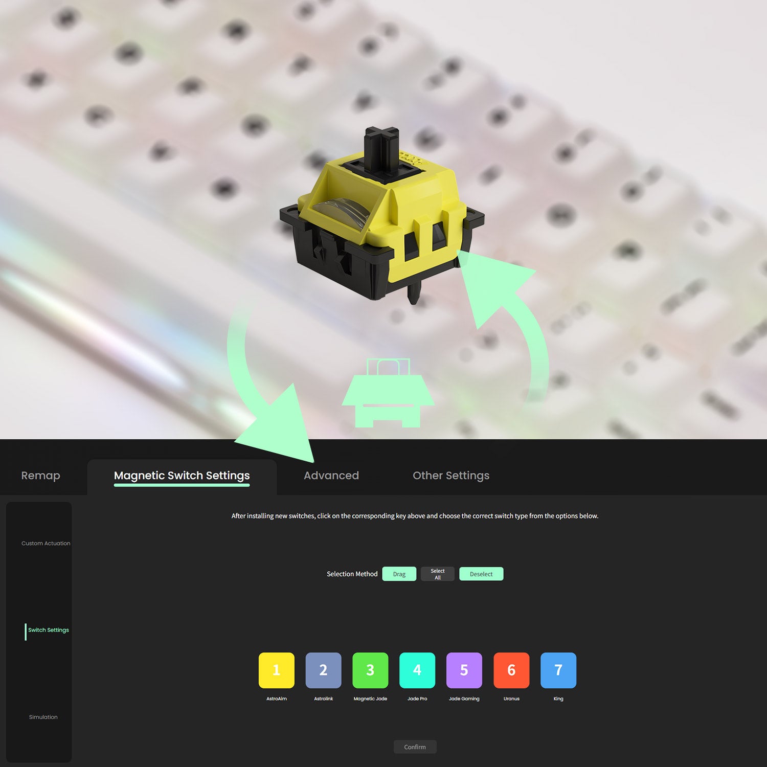MonsGeek Verve68 HE Cross Compatible