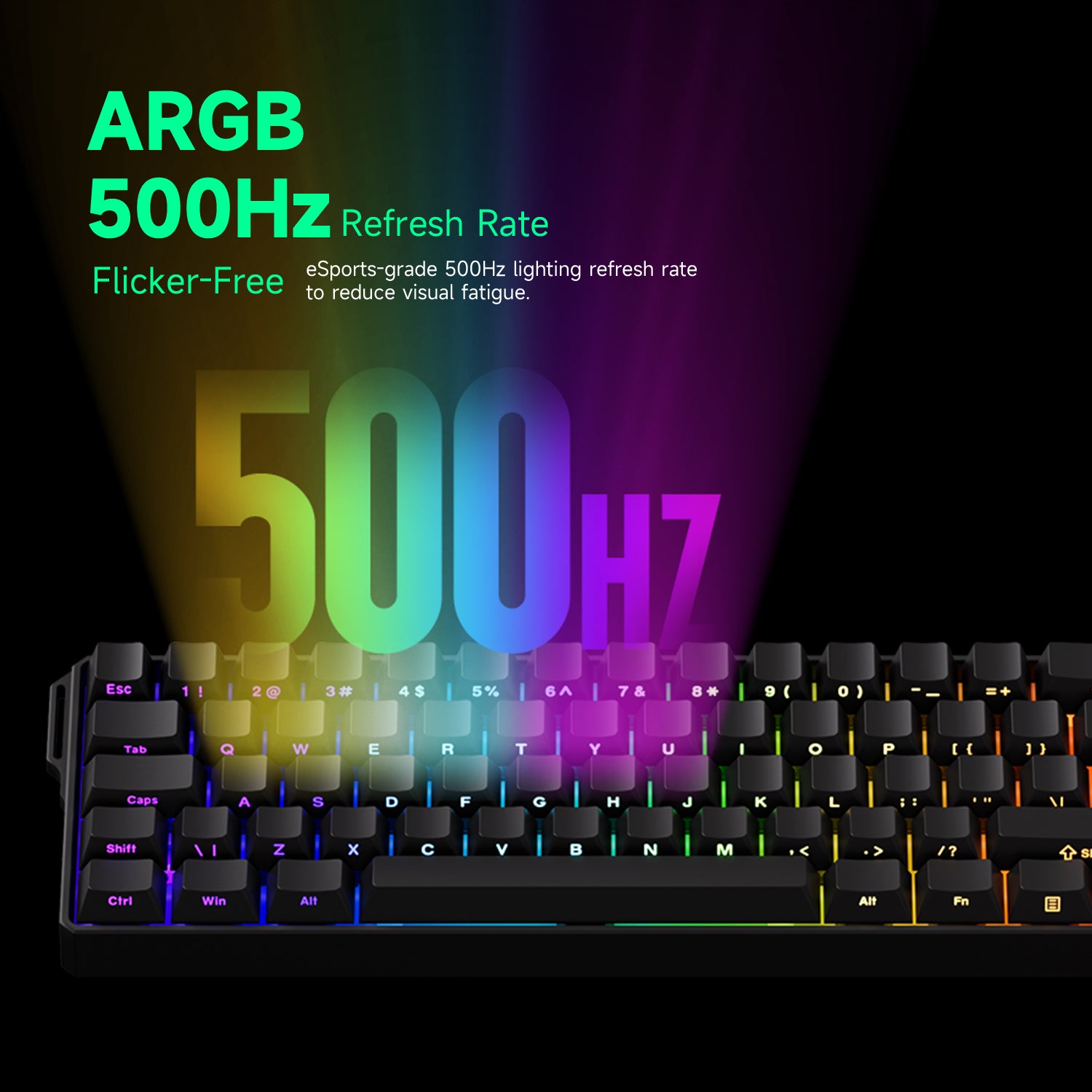 FUN60 Ultra ISO HE Magnetic Keyboard ARGB 500Hz Refresh Rate