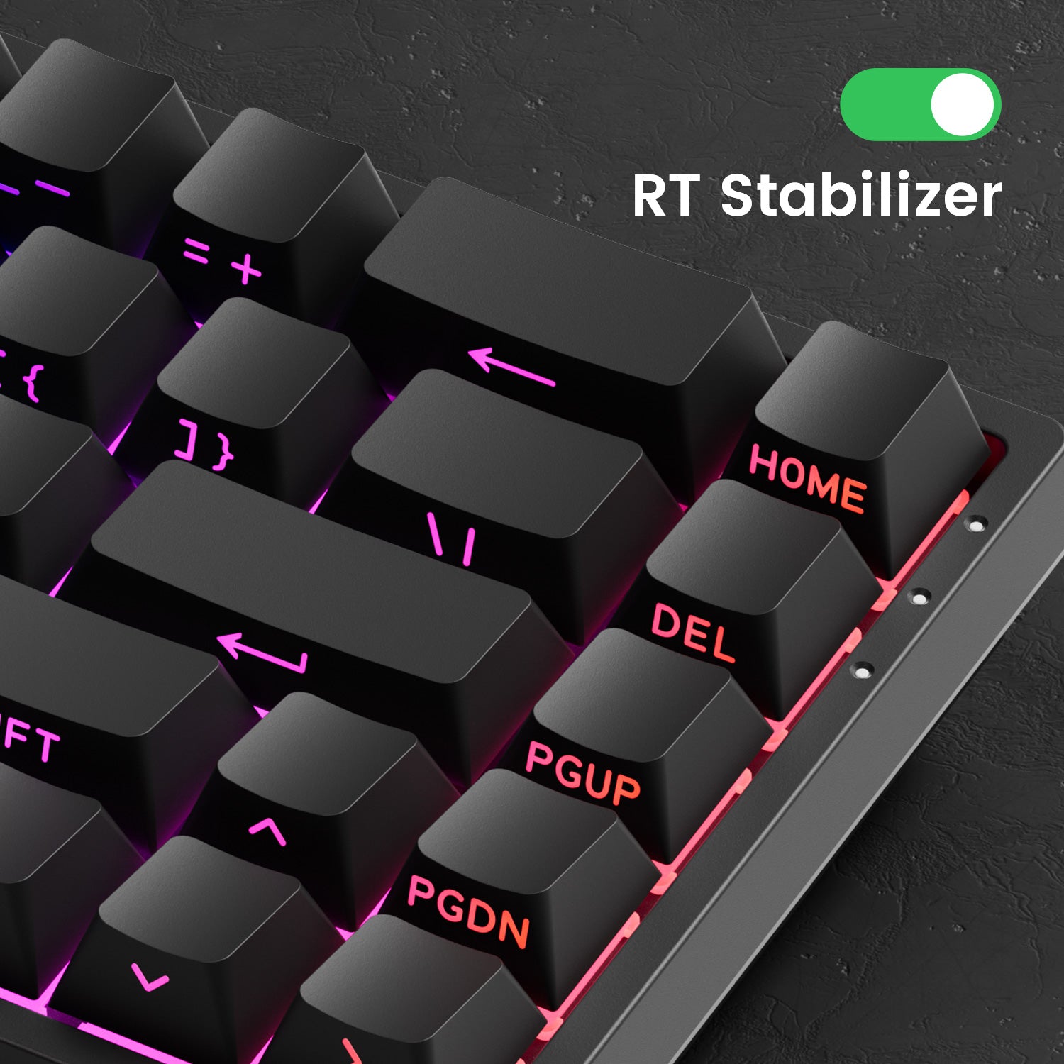 Monsgeek FUN68 HE Magnetic Keyboard RT Stabilizer
