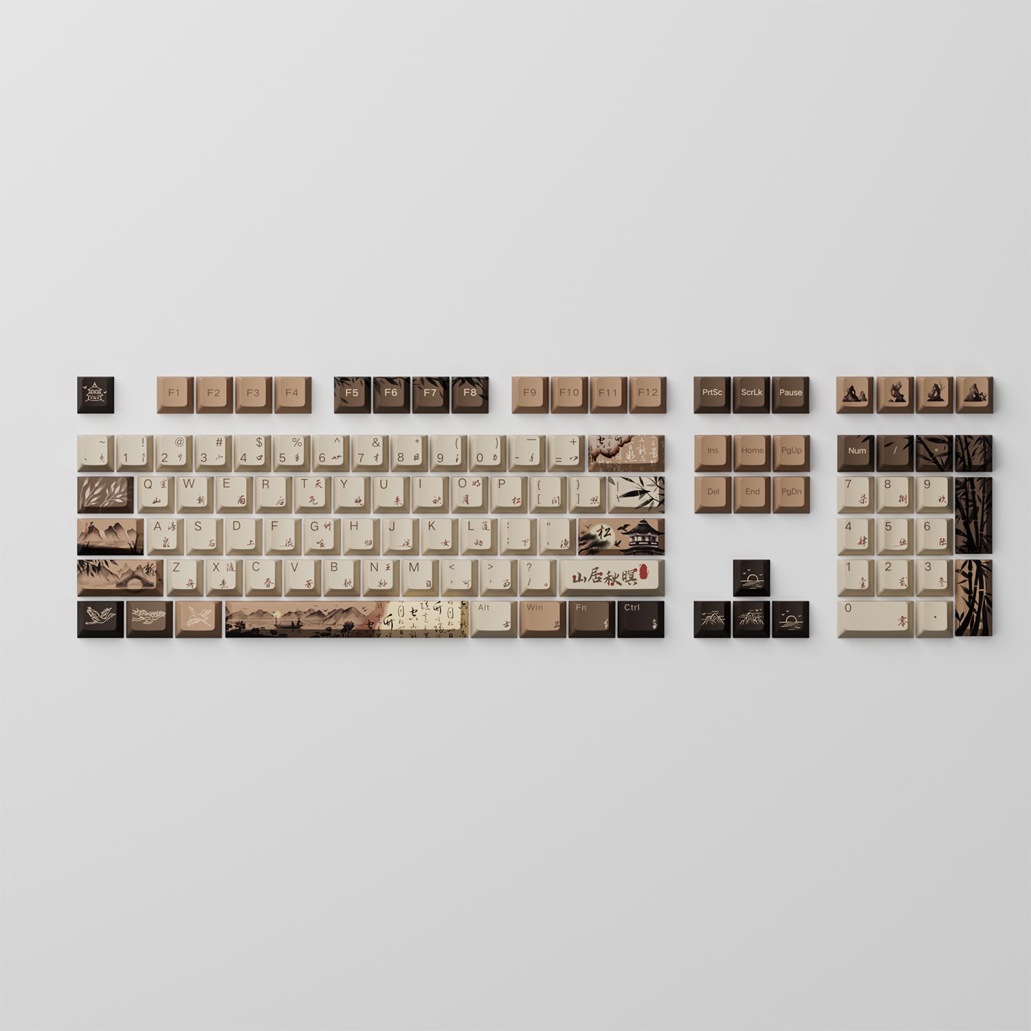 Akko Mountain Seclusion Keycap Set (140-key)