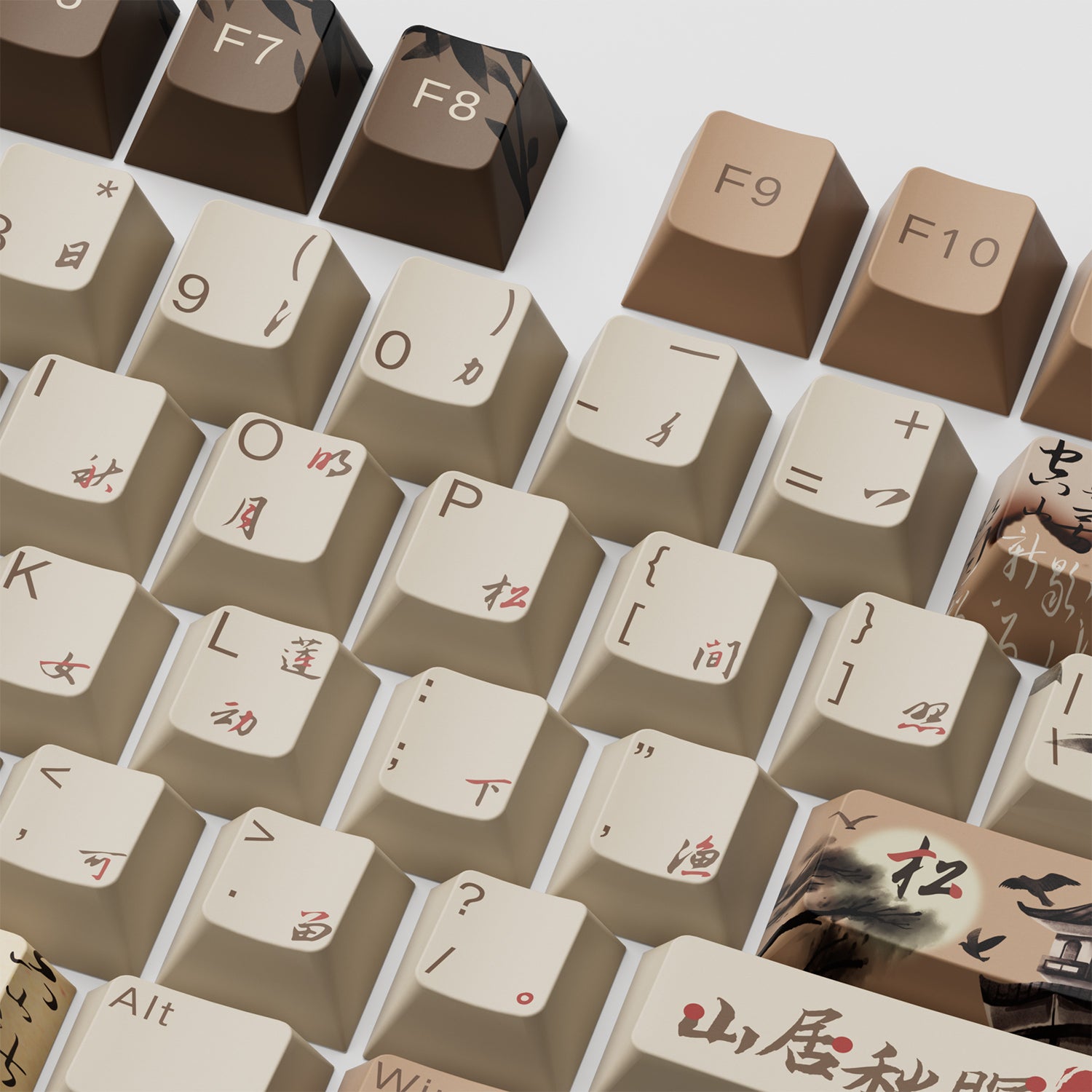 Akko Mountain Seclusion Keycap Set (140-key)