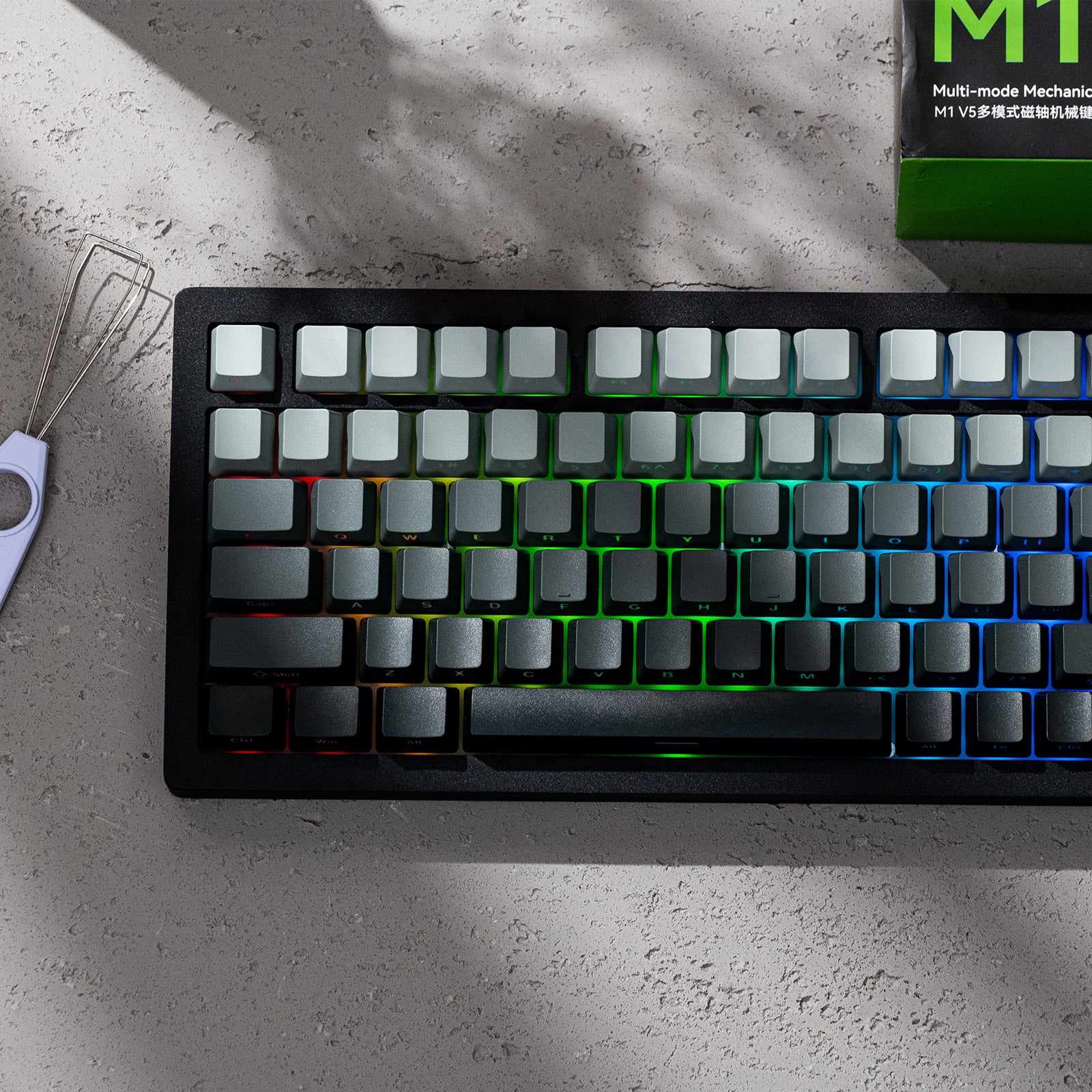 MonsGeek M1 V5 TMR Magnetic Keyboard Left Details