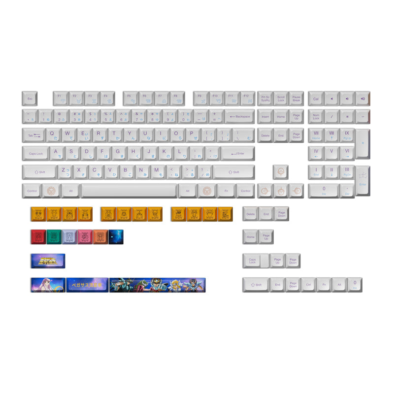 Akko Saint Seiya Keycap Set (145-key)