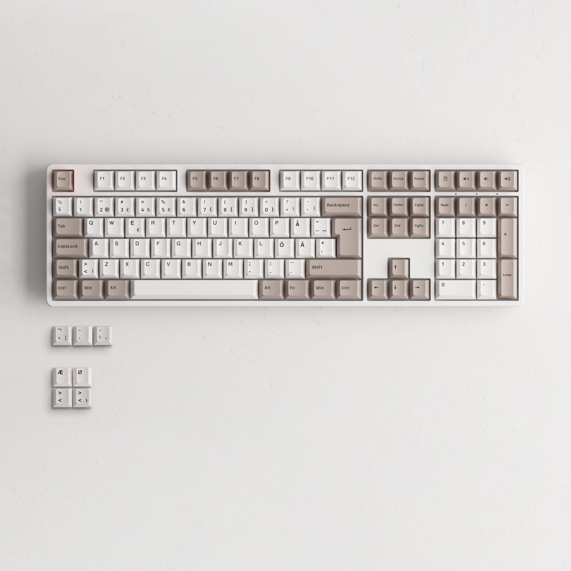 Steam Engine ISO Keycap Set ISO Layout