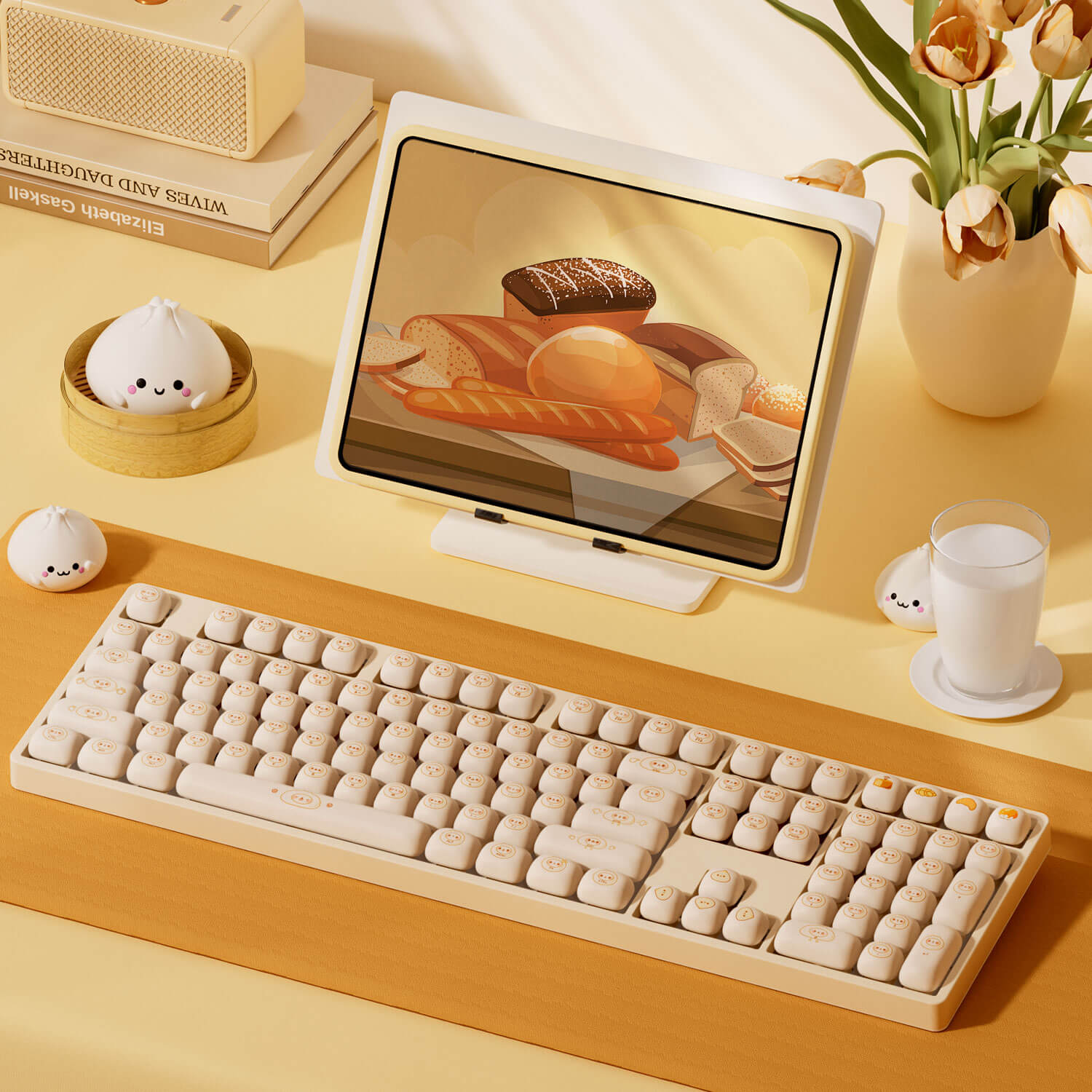 Akko Steamed Buns Keycap Set (144-key)