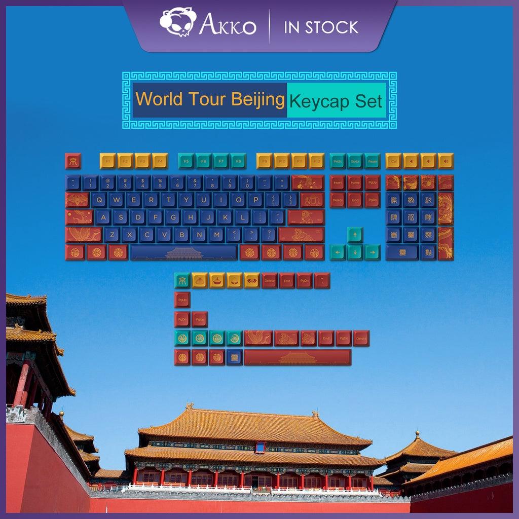 Akko World Tour-Beijing Keycap Set (135-key)