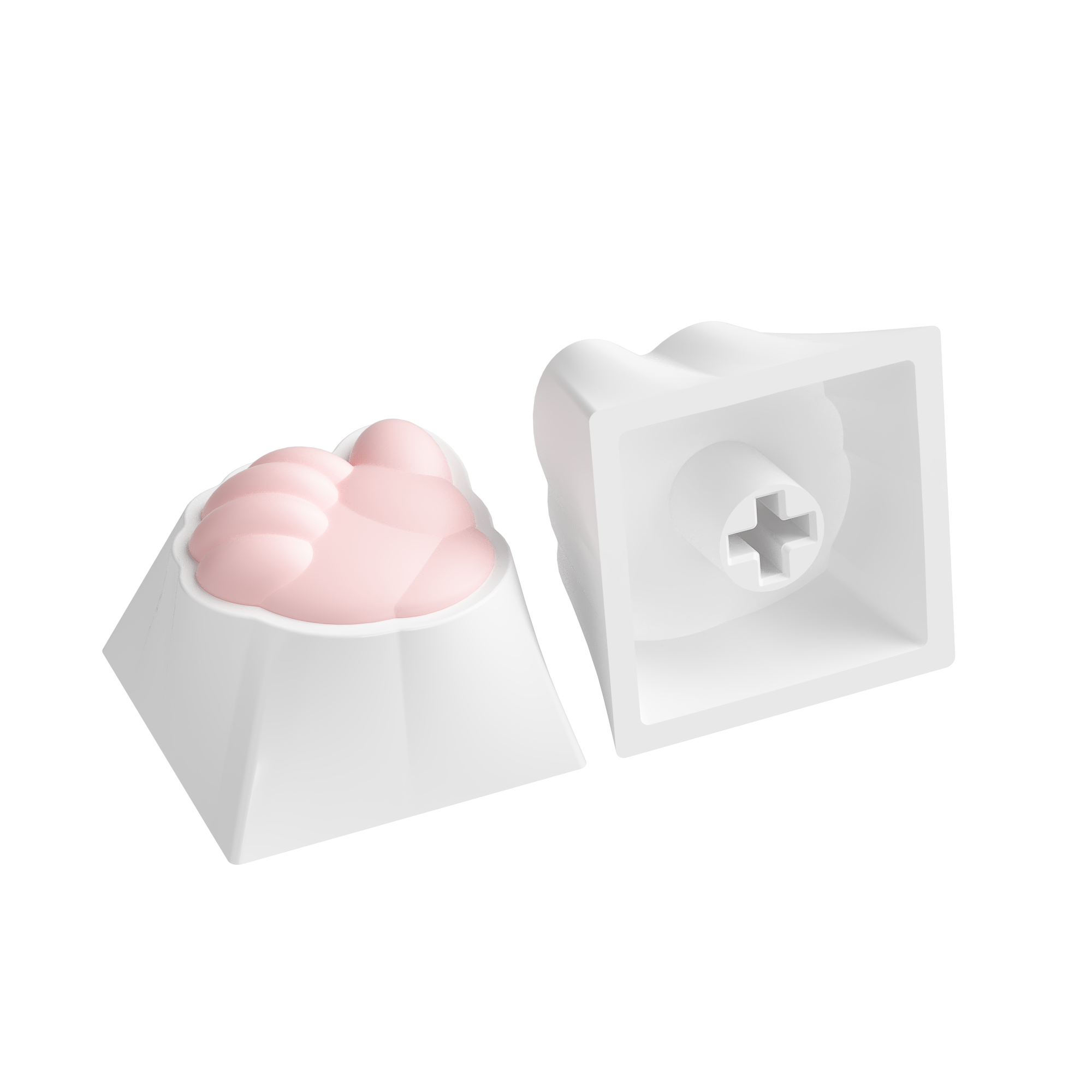 Rock, Paper, Scissors and Praise Artisan Keycaps