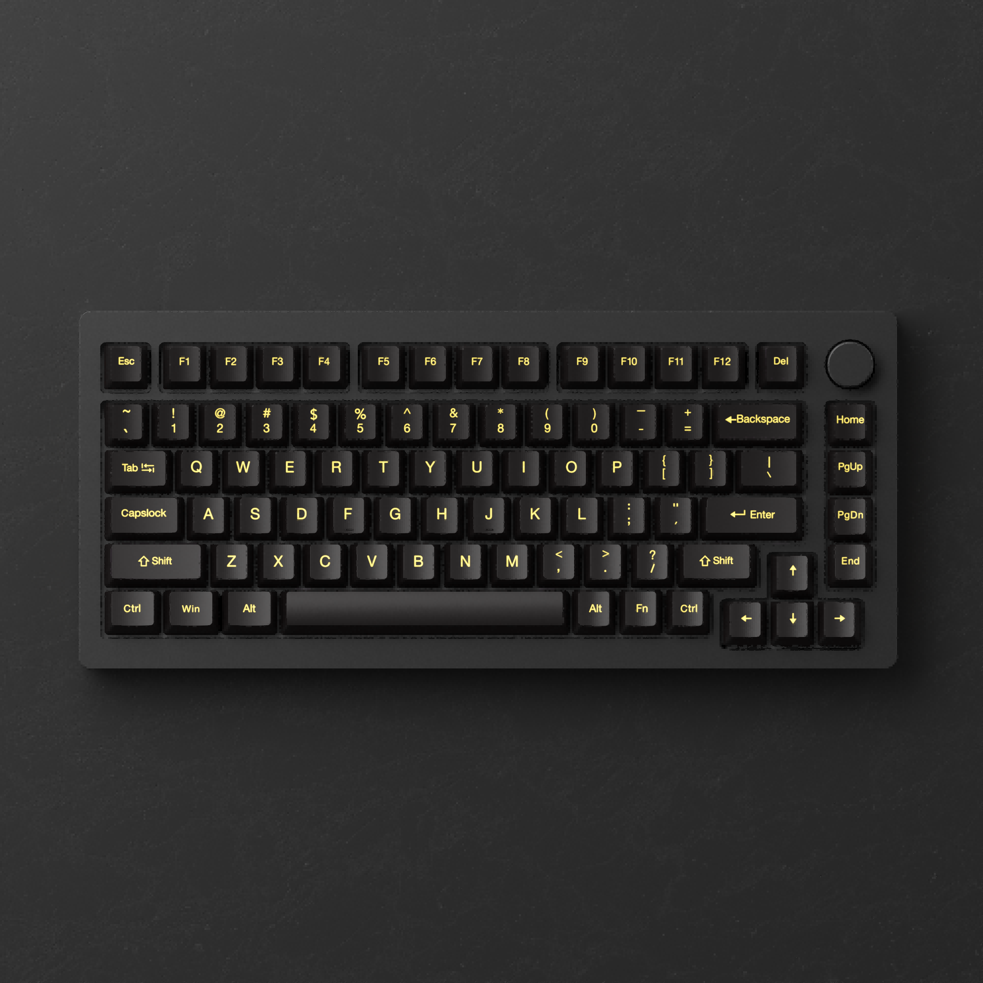 black monsgeek m1w aluminum mechanical keyboard