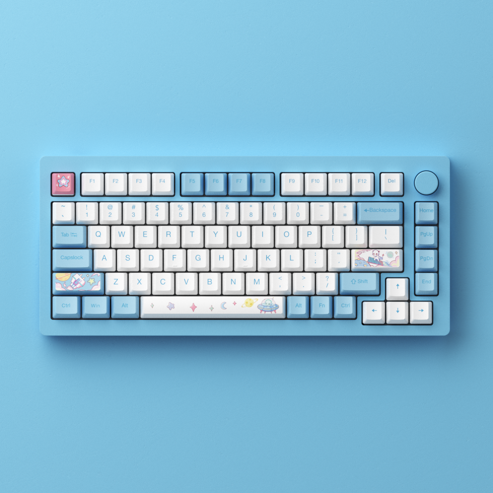 blue monsgeek m1w aluminum mechanical keyboard