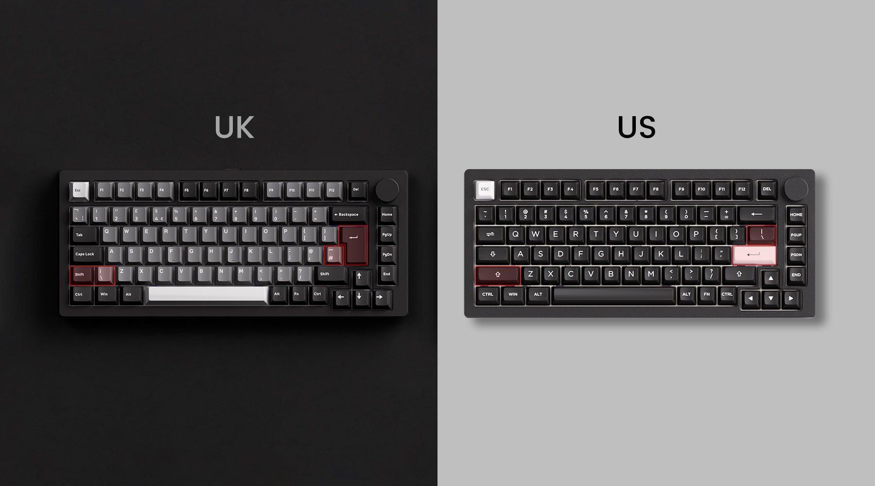 UK Keyboard Layout vs US Keyboard Layout